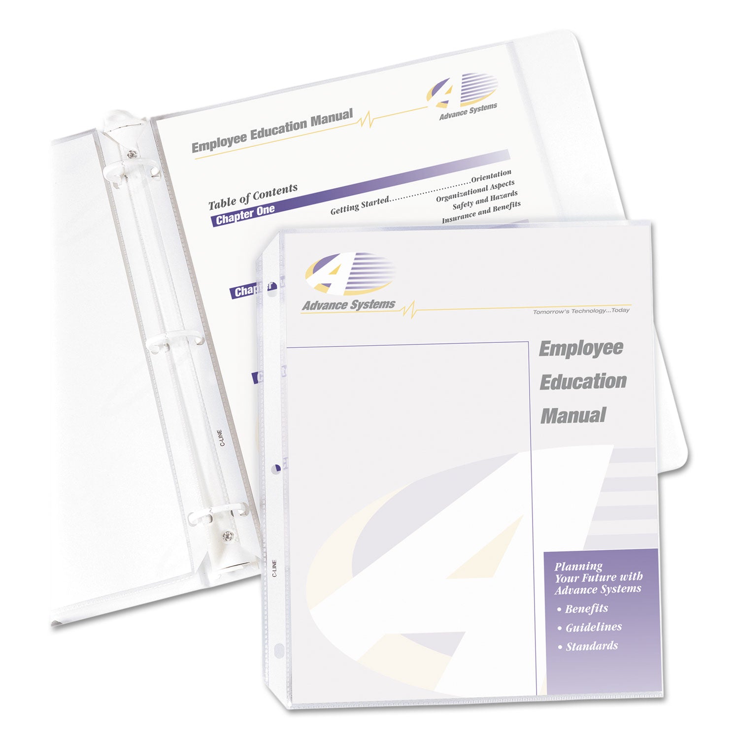 super-heavyweight-polypropylene-sheet-protectors-clear-2-11-x-85-50-bx_cli61003 - 2