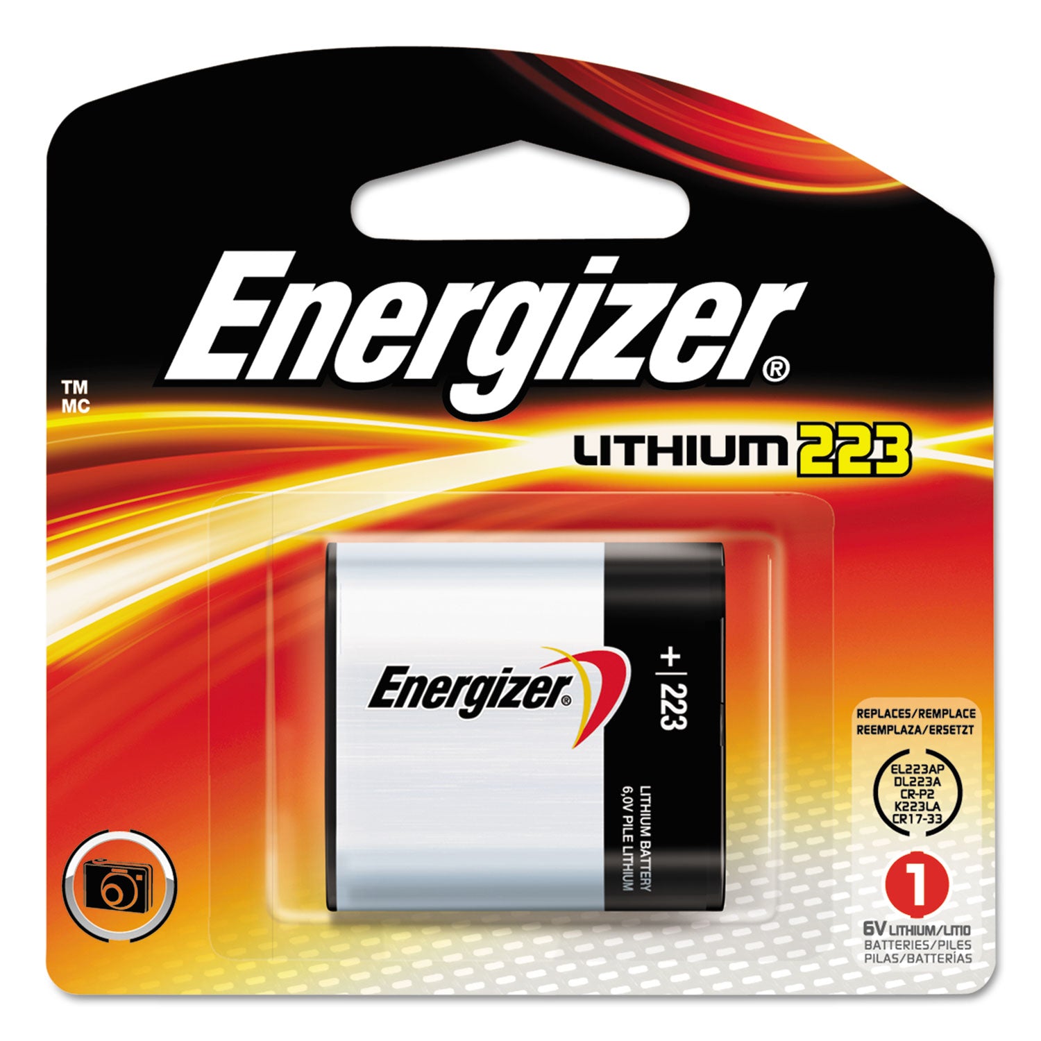 223 Lithium Photo Battery, 6 V -