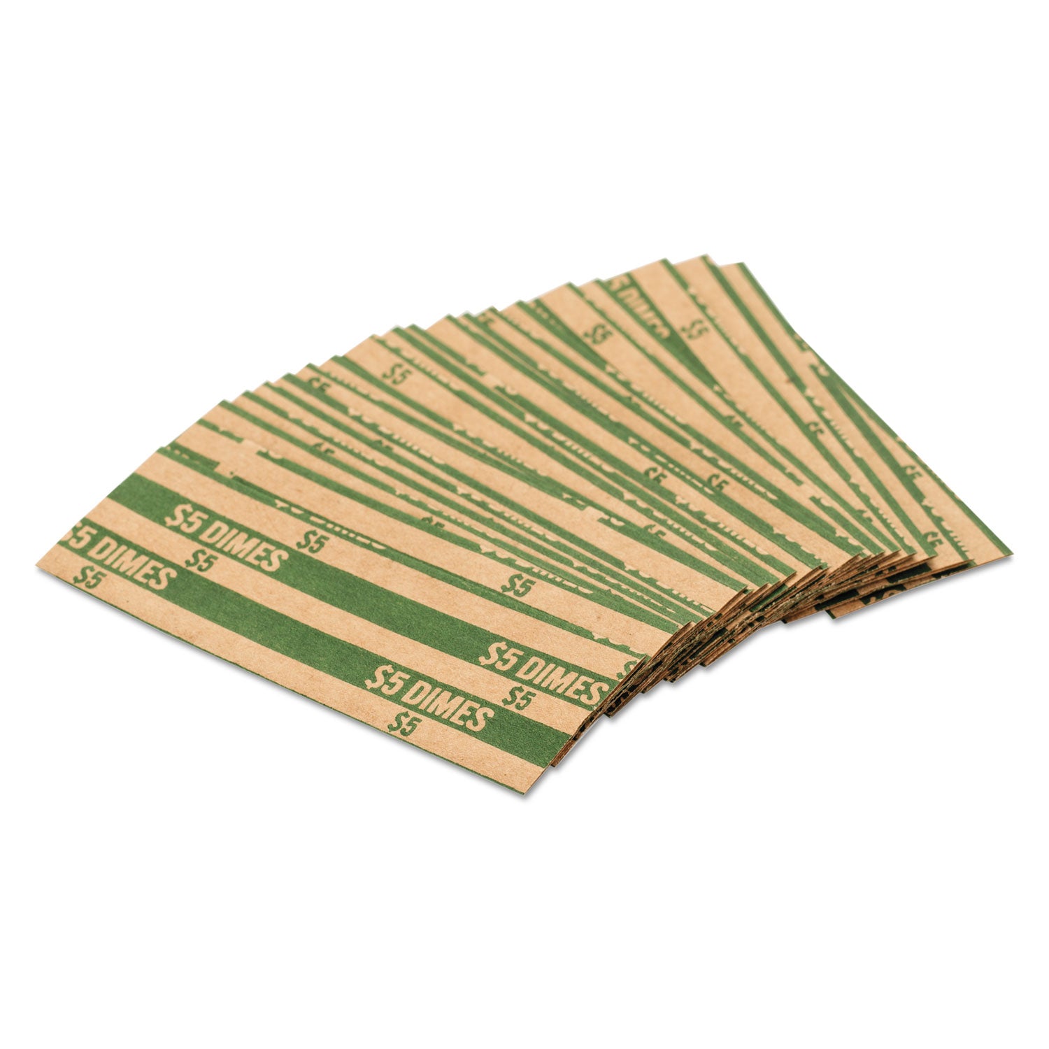 Flat Coin Wrappers, Dimes, $5, 1000 Wrappers/Box -