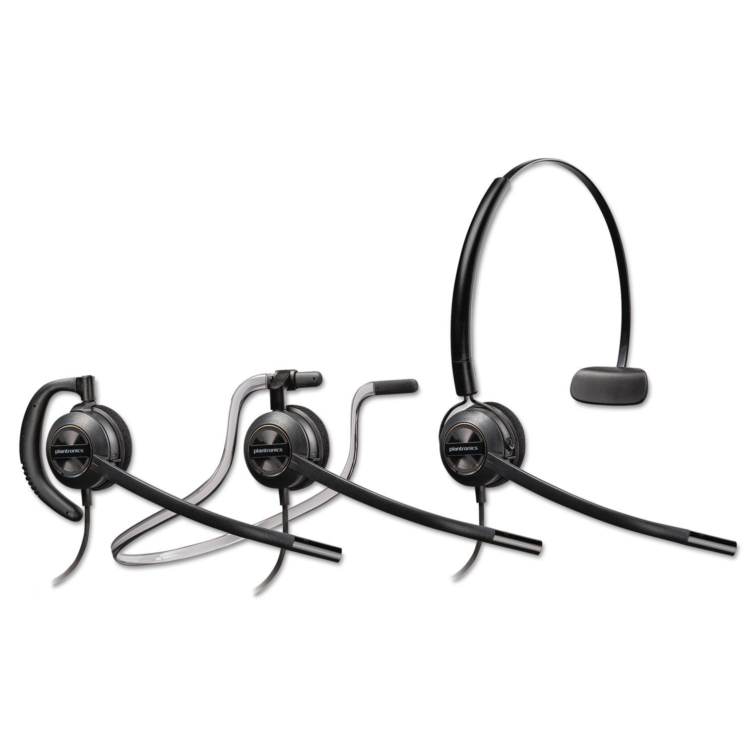 EncorePro 540 Monaural Convertible Headset, Black -