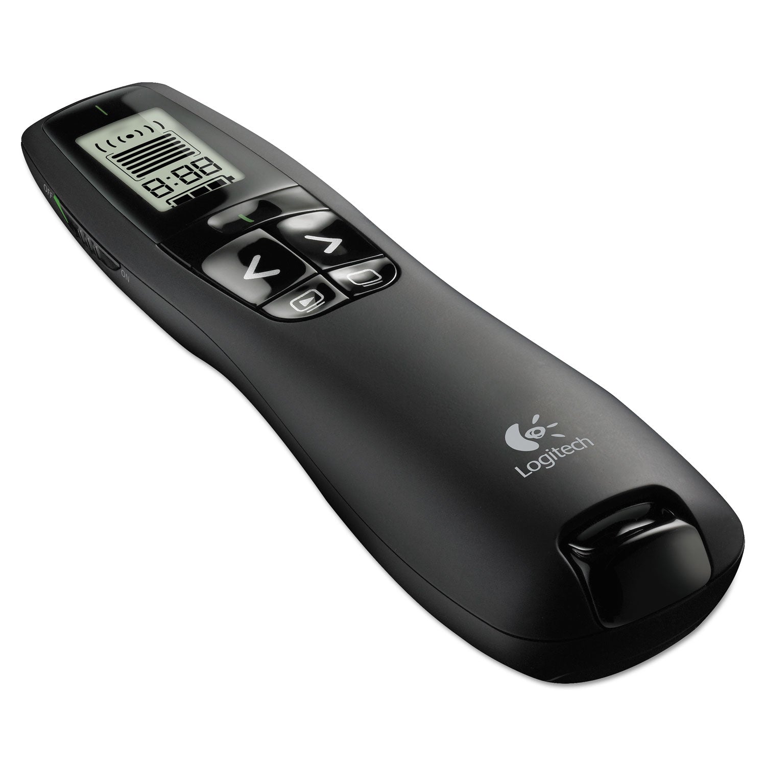 r800-wireless-laser-presentation-remote-w-lcd-display-class-2-100-ft-range-matte-black_log910001350 - 1