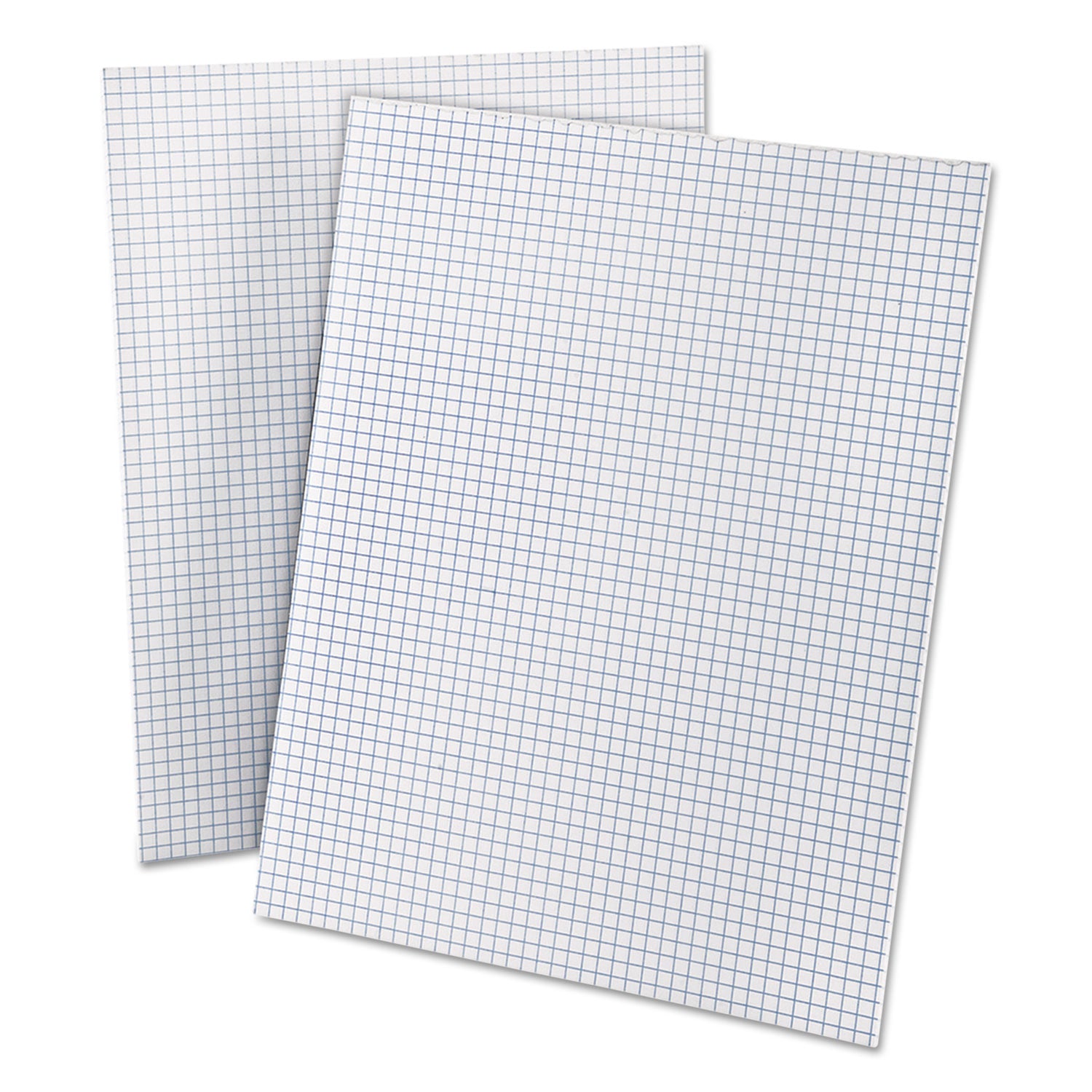 Quadrille Pads, Quadrille Rule (4 sq/in), 50 White (Heavyweight 20 lb Bond) 8.5 x 11 Sheets -