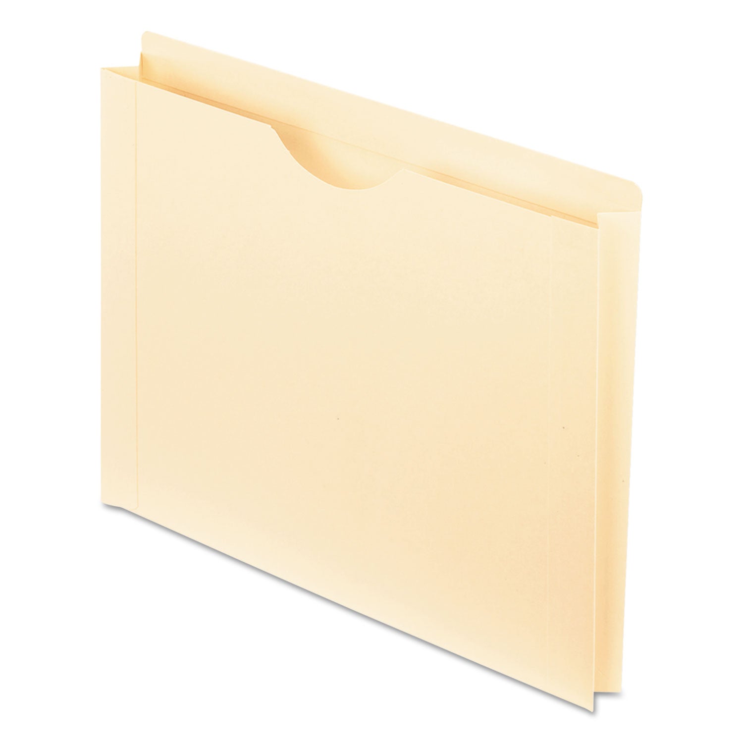 Manila Reinforced File Jackets, 2-Ply Straight Tab, Letter Size, Manila, 50/Box -