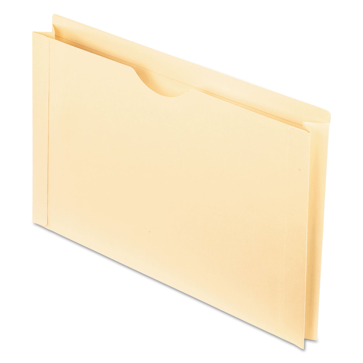 Manila Reinforced File Jackets, 2-Ply Straight Tab, Legal Size, Manila, 50/Box -