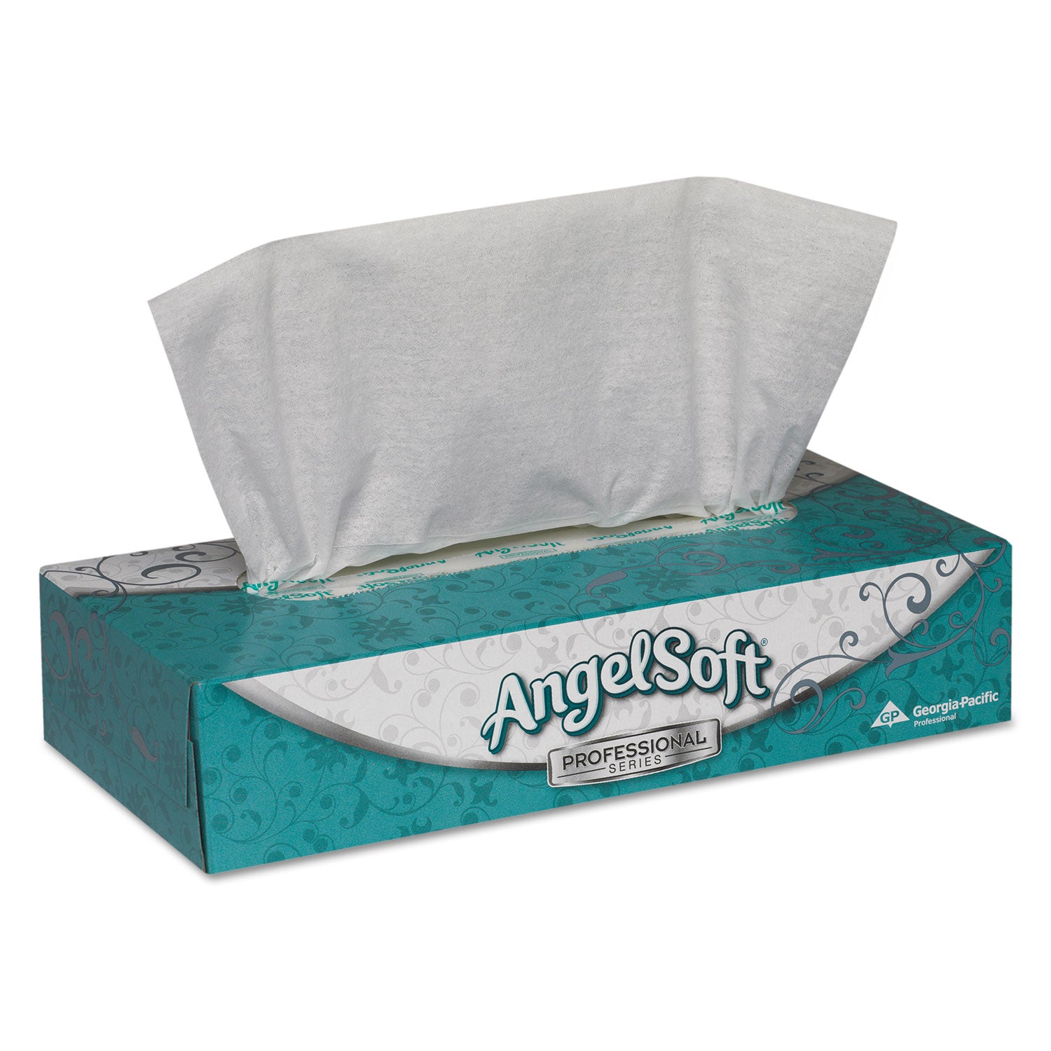 Premium Facial Tissues in Flat Box, 2-Ply, White, 100 Sheets, 30 Boxes/Carton -