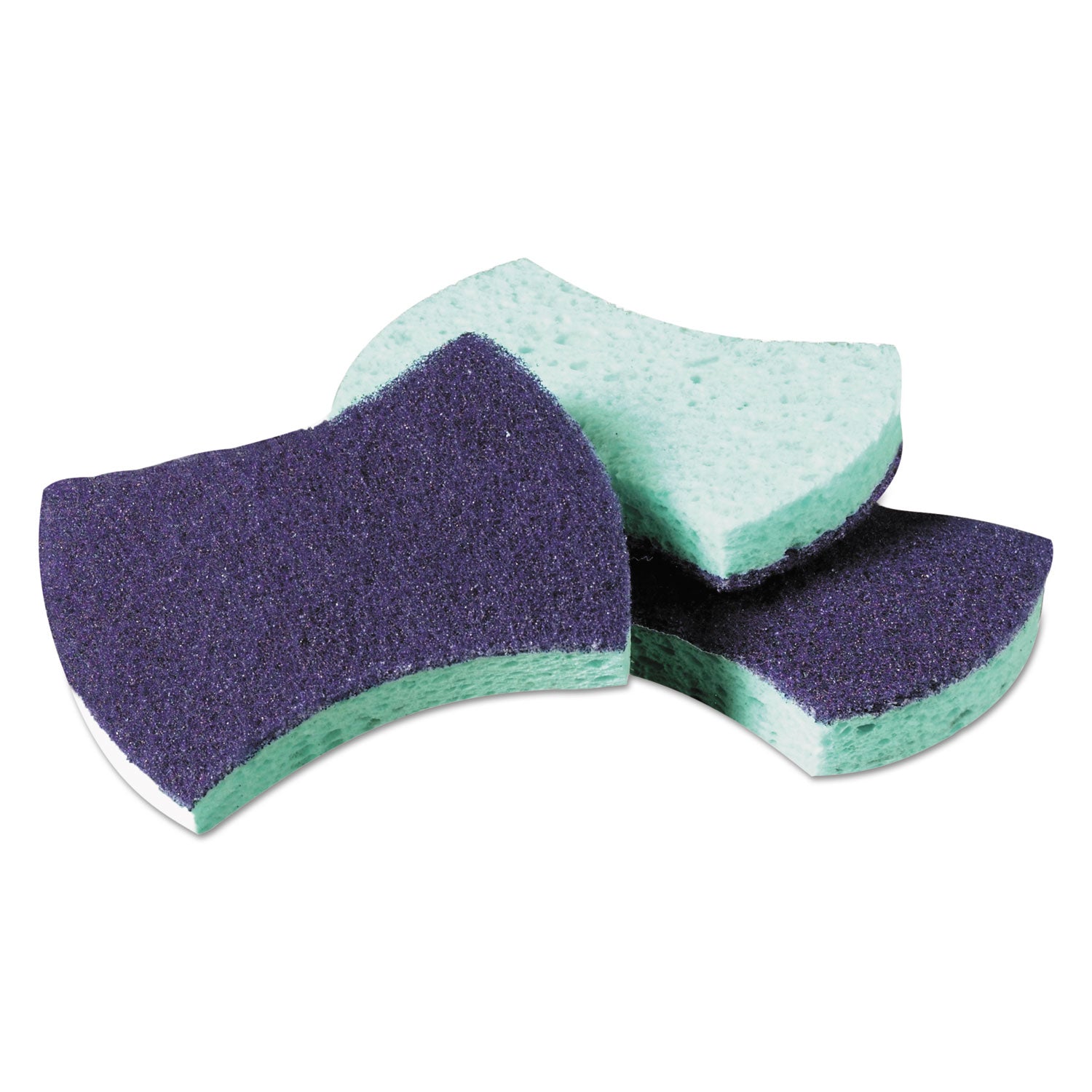 Power Sponge #3000, 2.8 x 4.5, 0.6" Thick, Blue/Teal, 20/Carton -