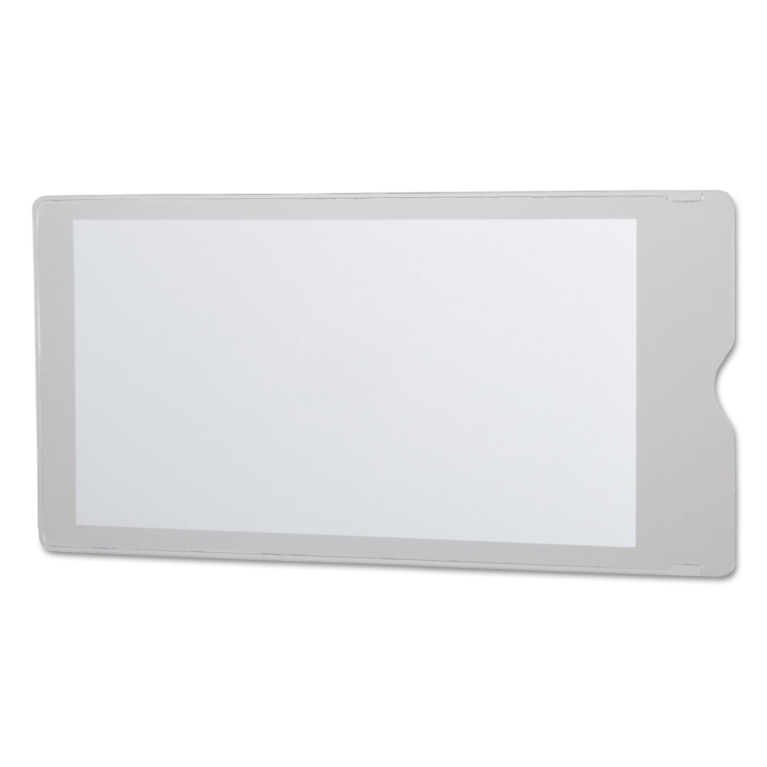 Utili-Jac Heavy-Duty Clear Plastic Envelopes, 4 x 9, 50/Box -