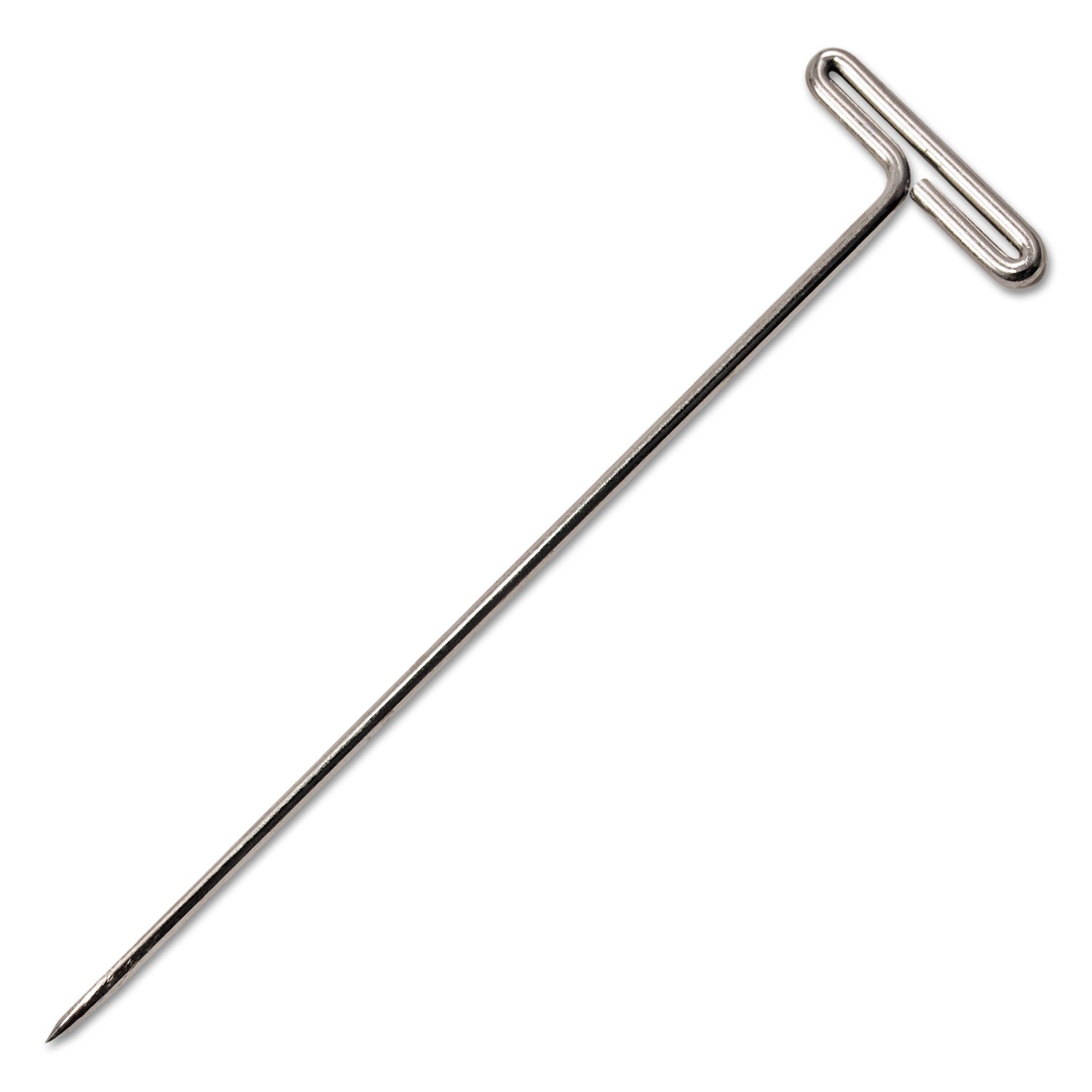 T-Pins, Steel, Silver, 2", 100/Box -