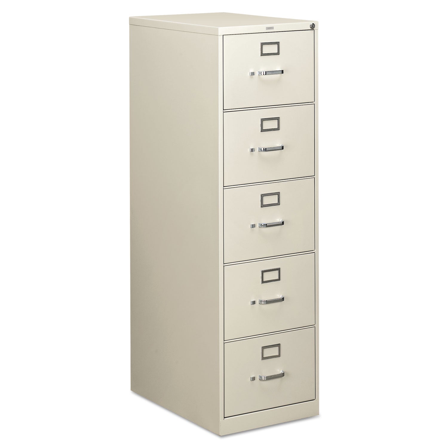 310 Series Vertical File, 5 Legal-Size File Drawers, Light Gray, 18.25" x 26.5" x 60 -