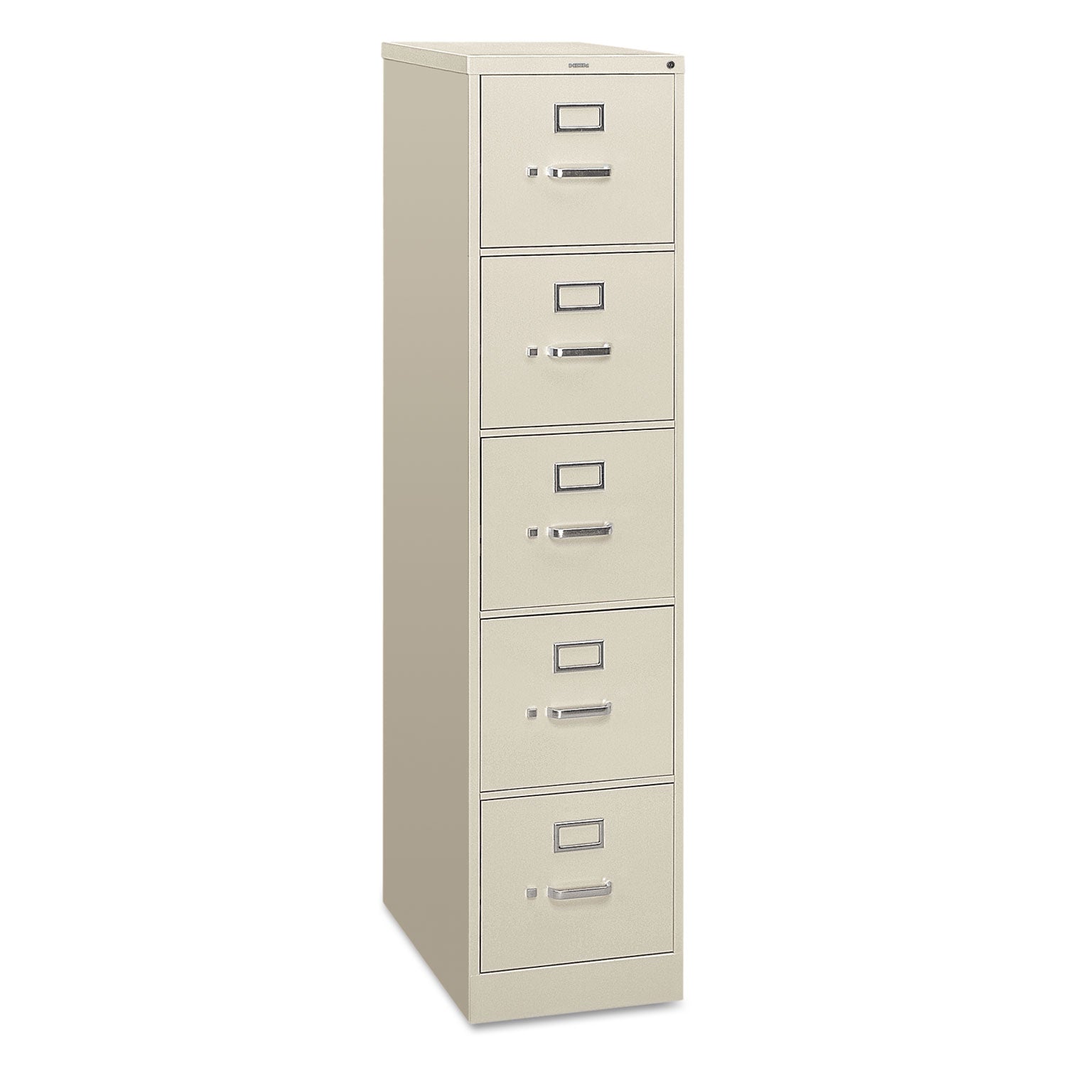 310 Series Vertical File, 5 Letter-Size File Drawers, Light Gray, 15" x 26.5" x 60 -