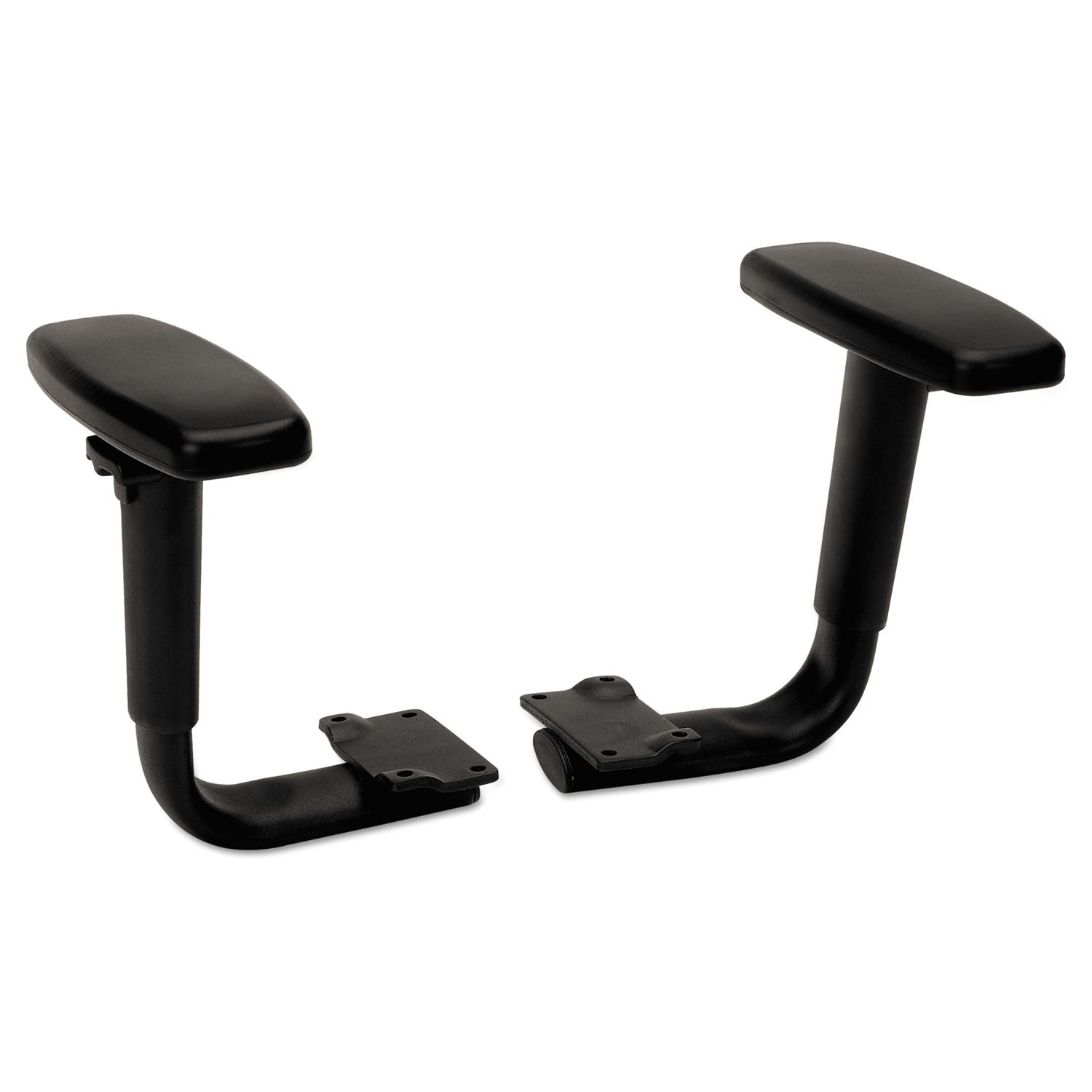 Optional Height-Adjustable T-Arms for Volt Series Chairs for HON Volt Series Task Chairs, Black, 2/Set -