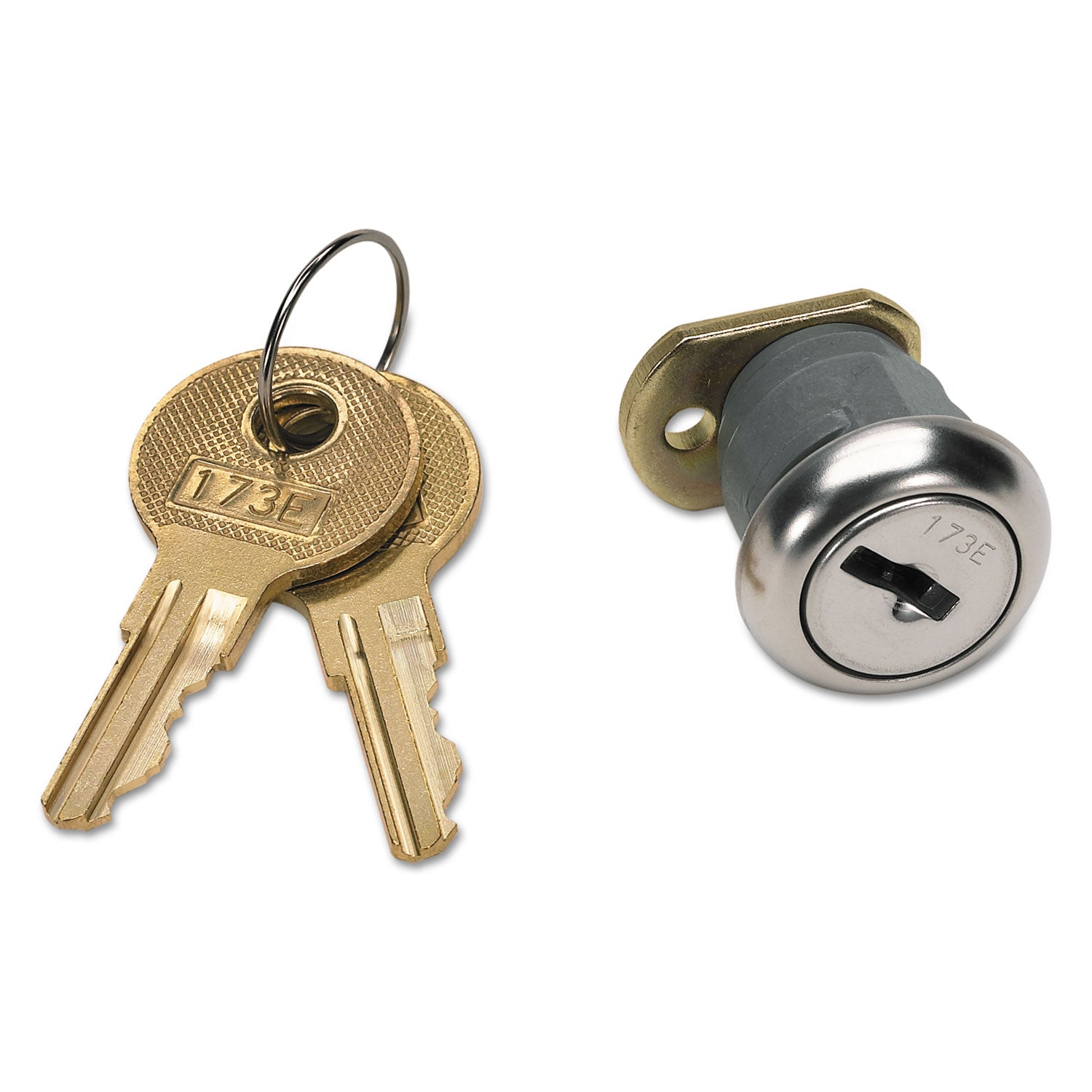 Vertical File Lock Kit for HON Locking Vertical File Cabinets and Pedestals, Chrome -