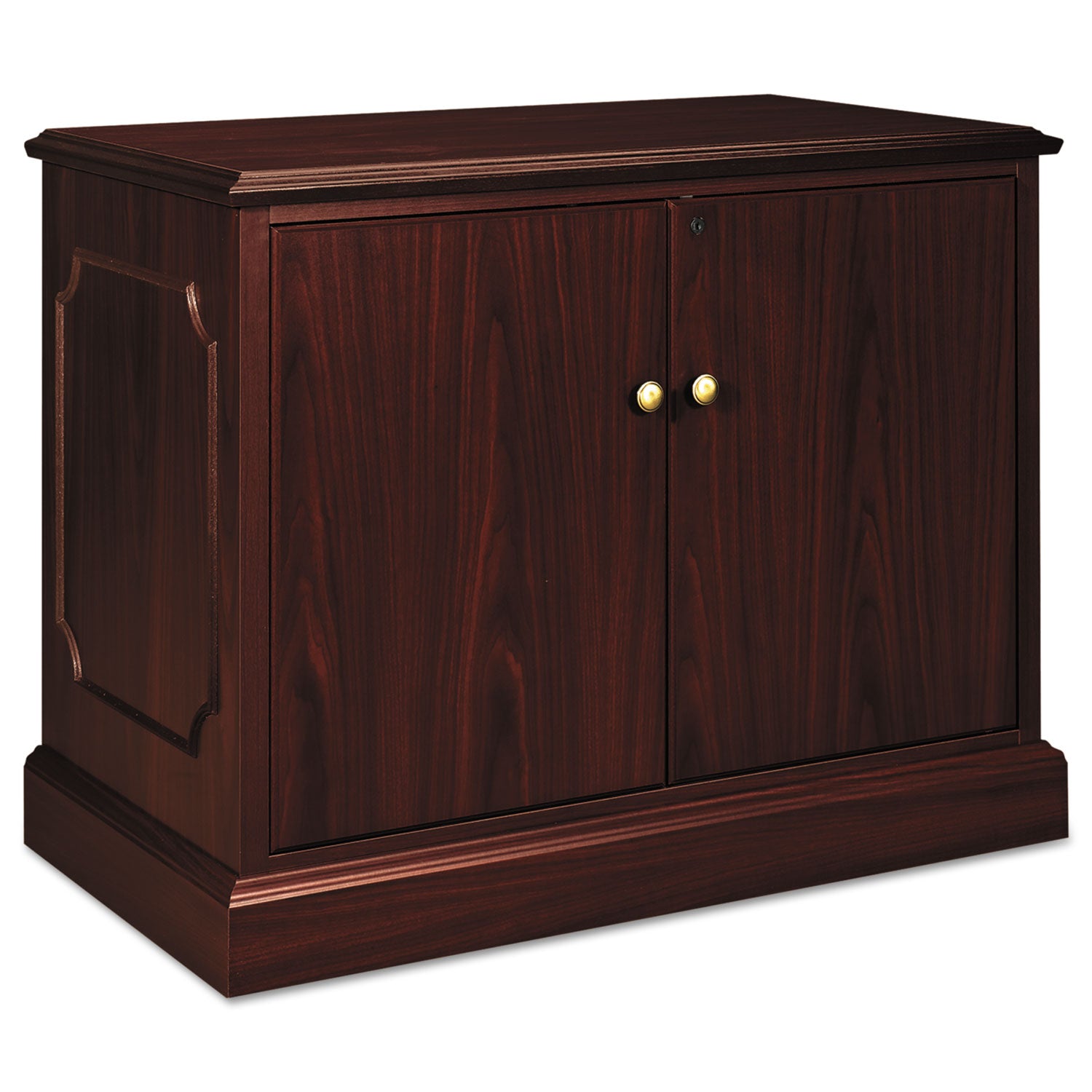 94000 Series Storage Cabinet, 37.5w x 20.5d x 29.5h, Mahogany -