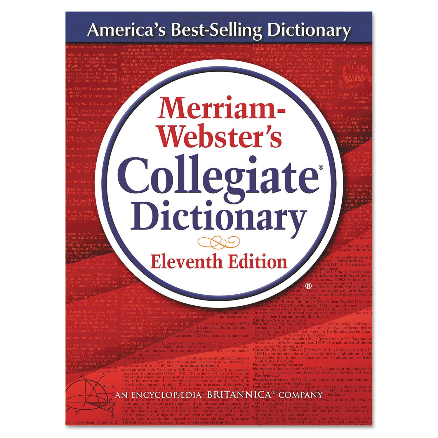 Merriam-Websters Collegiate Dictionary, 11th Edition, Hardcover, 1,664 Pages -