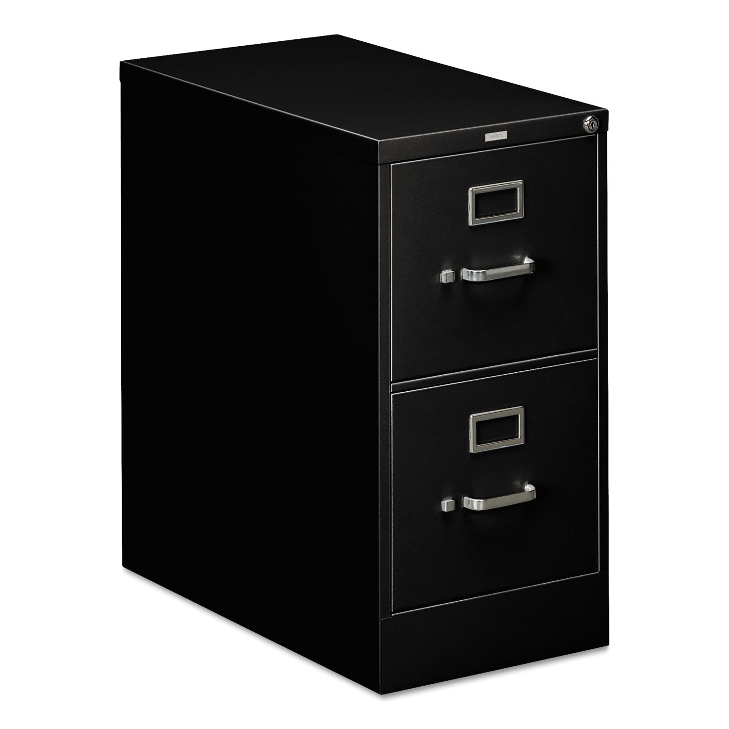 310 Series Vertical File, 2 Letter-Size File Drawers, Black, 15" x 26.5" x 29 -