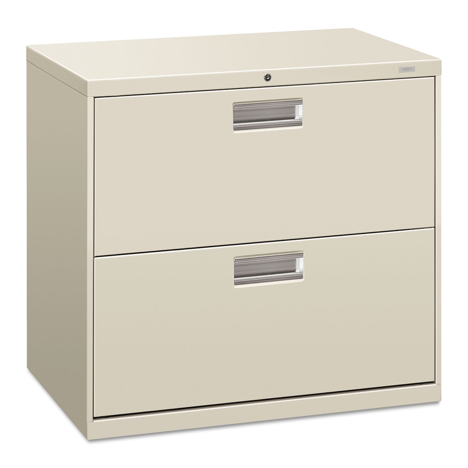 Brigade 600 Series Lateral File, 2 Legal/Letter-Size File Drawers, Light Gray, 30" x 18" x 28 -