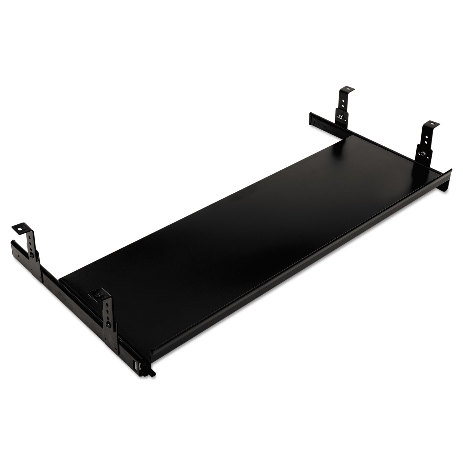 Oversized Keyboard Platform/Mouse Tray, 30w x 10d, Black -