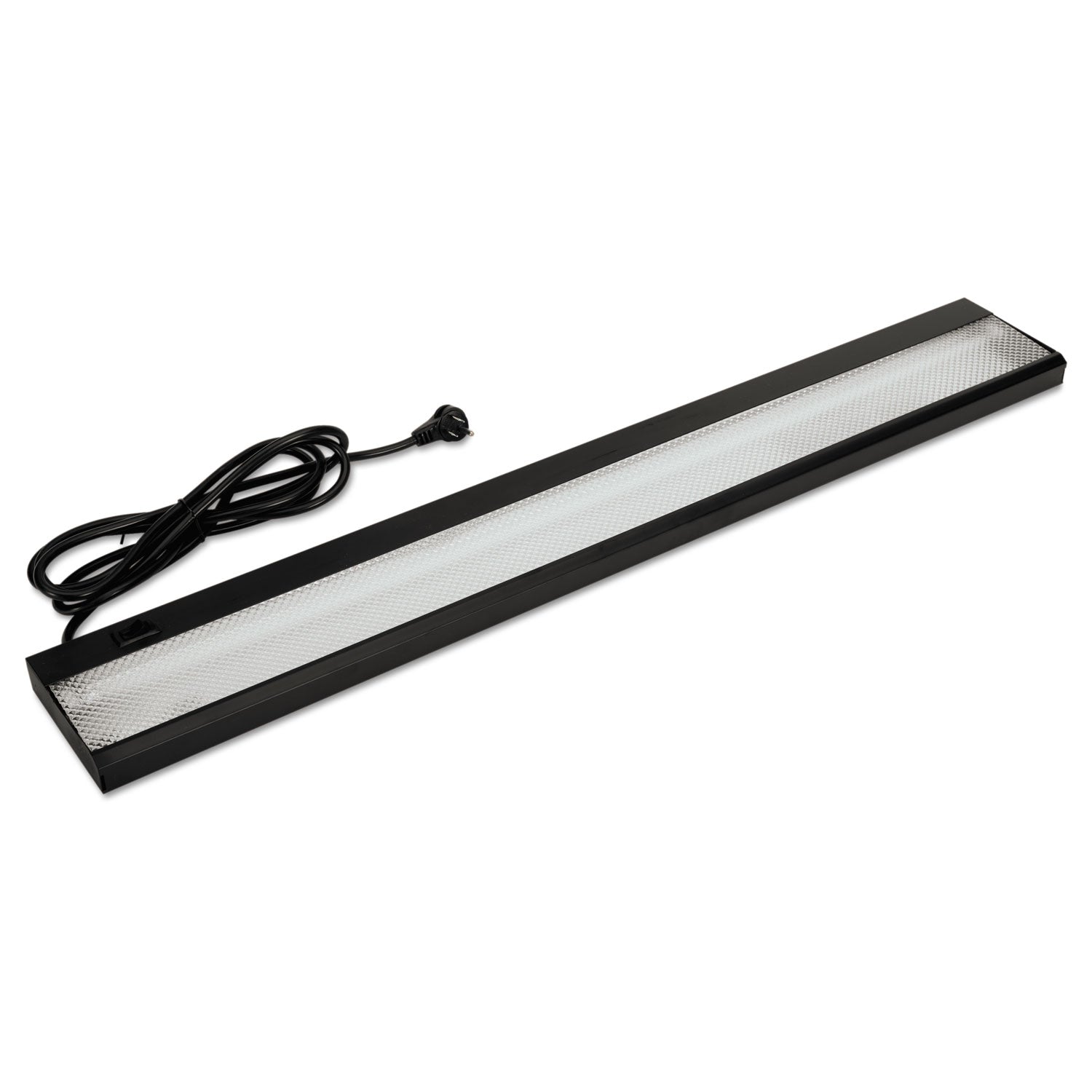 Task Light For Stack-On Storage Unit, 34.63w x 3.69d x 1.13h, Black -