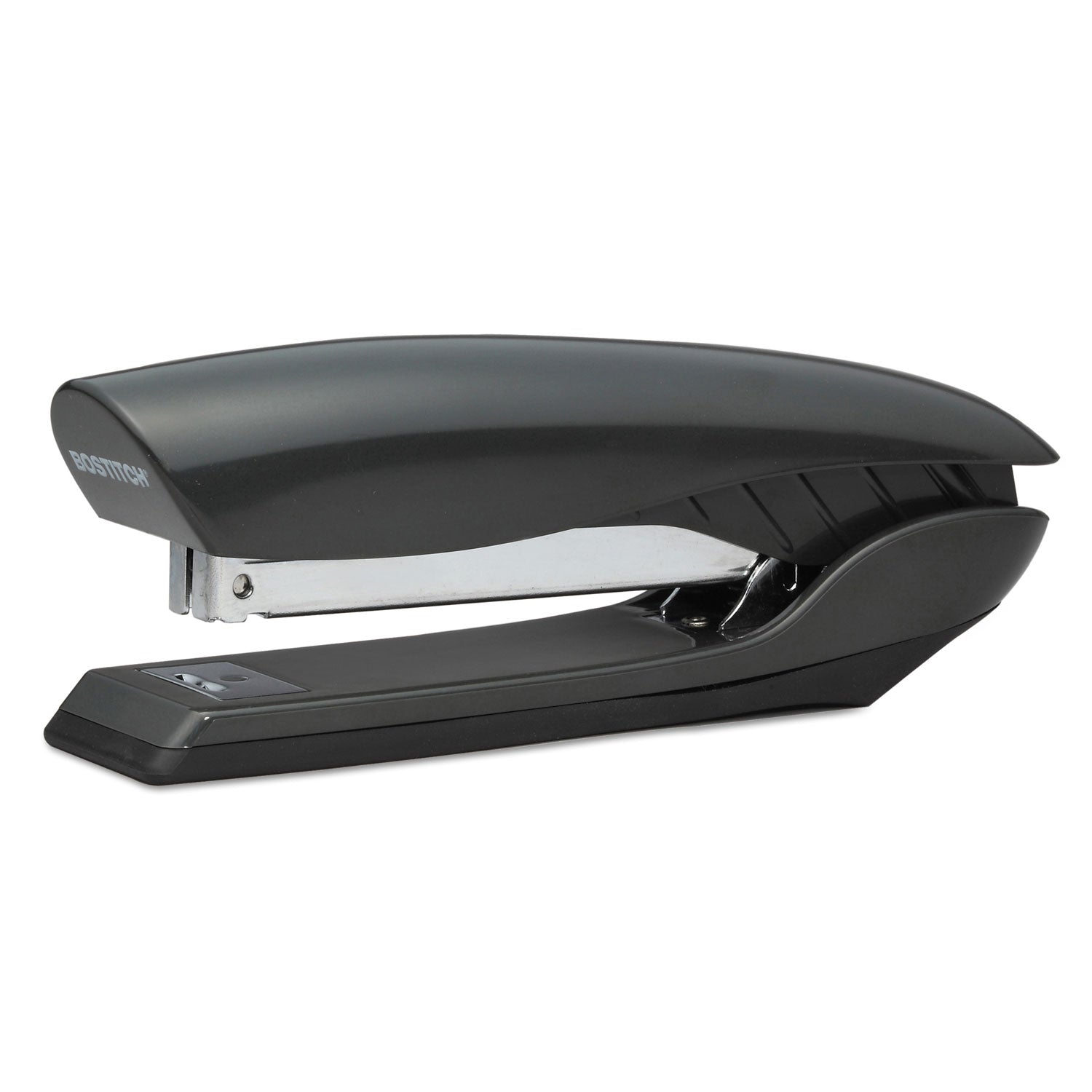 Premium Antimicrobial Stand-Up Stapler, 20-Sheet Capacity, Black -