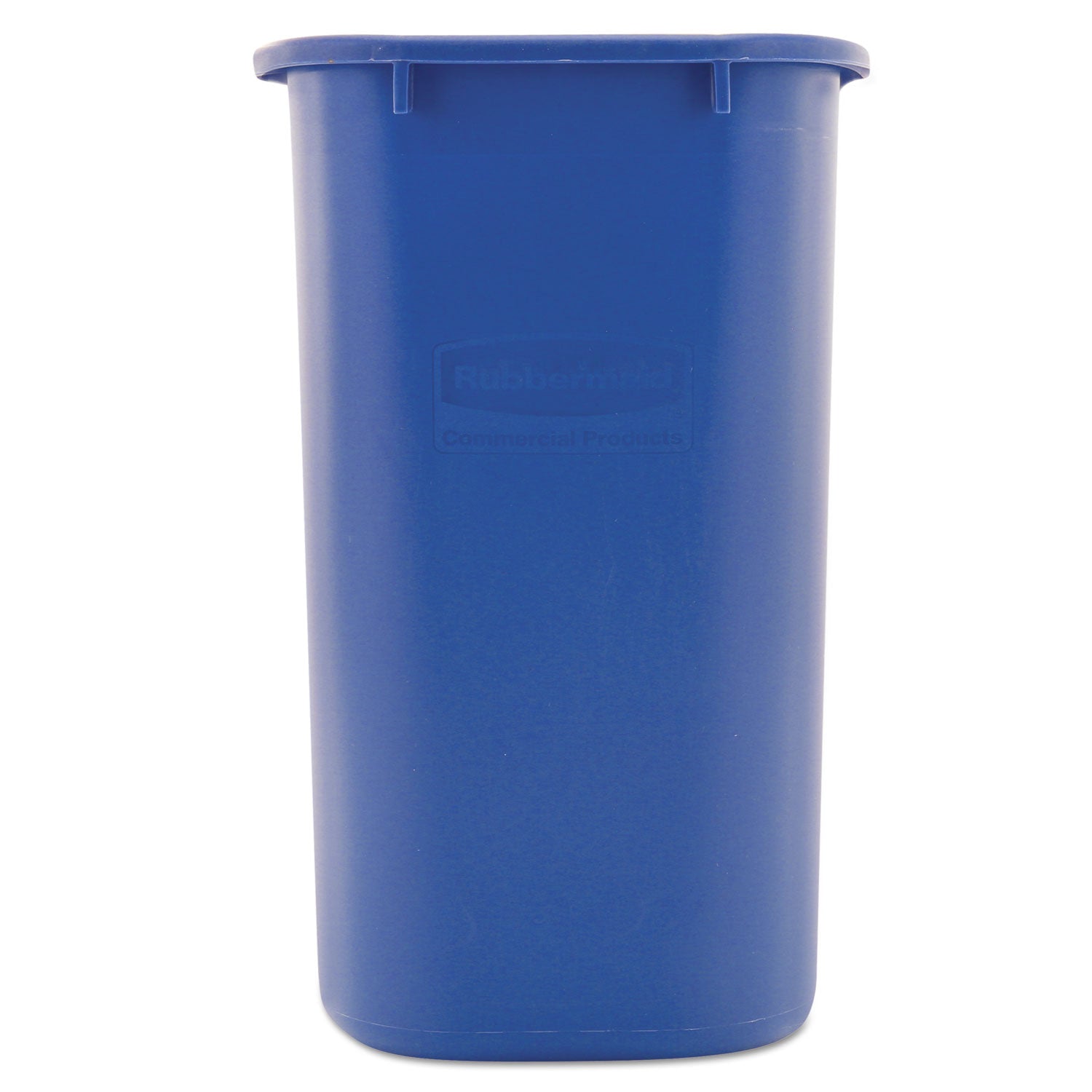 Deskside Recycling Container, Medium, 28.13 qt, Plastic, Blue -
