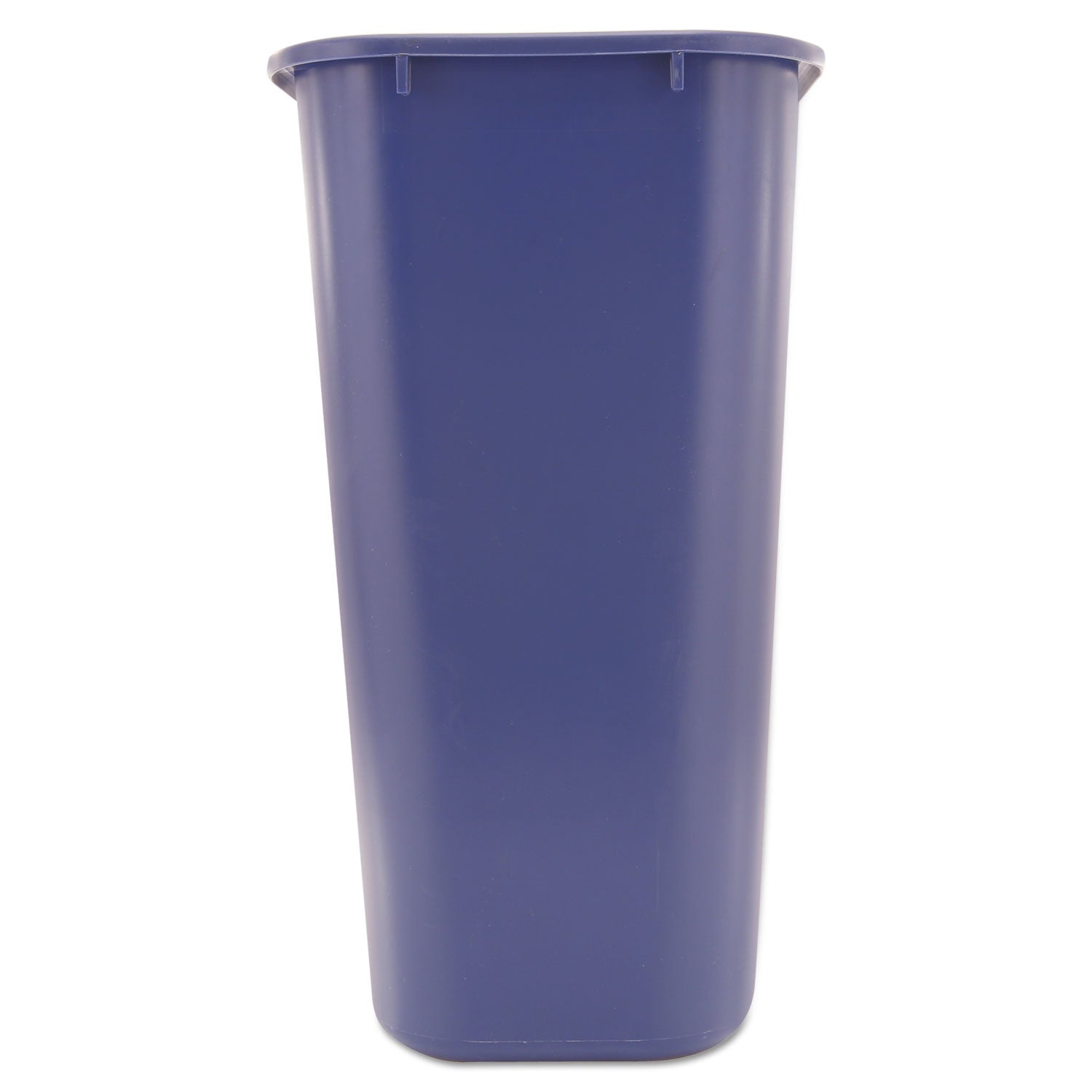 Deskside Recycling Container with Symbol, Large, 41.25 qt, Plastic, Blue -