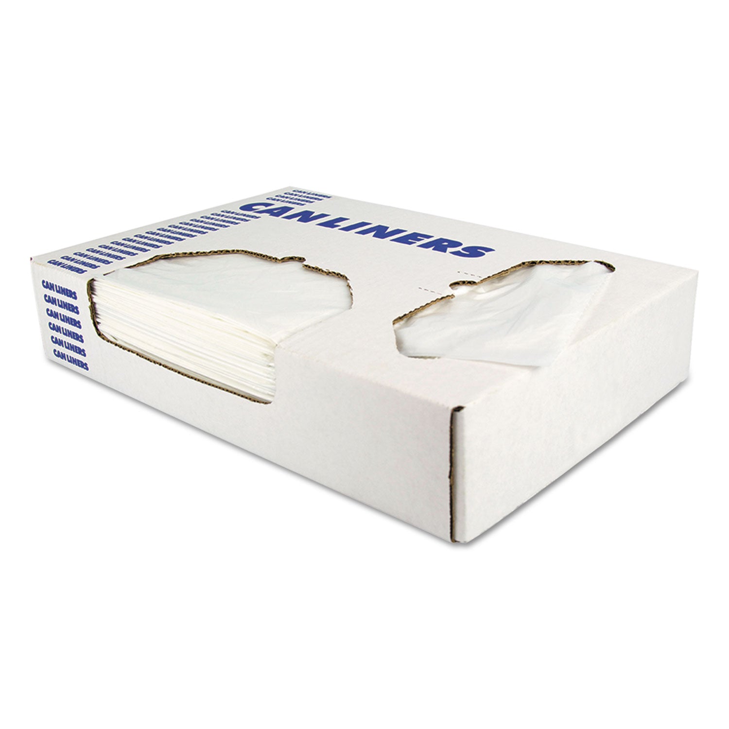 linear-low-density-can-liners-with-accufit-sizing-23-gal-09-mil-28-x-45-clear-25-bags-roll-8-rolls-carton_herh5645tcr01 - 1