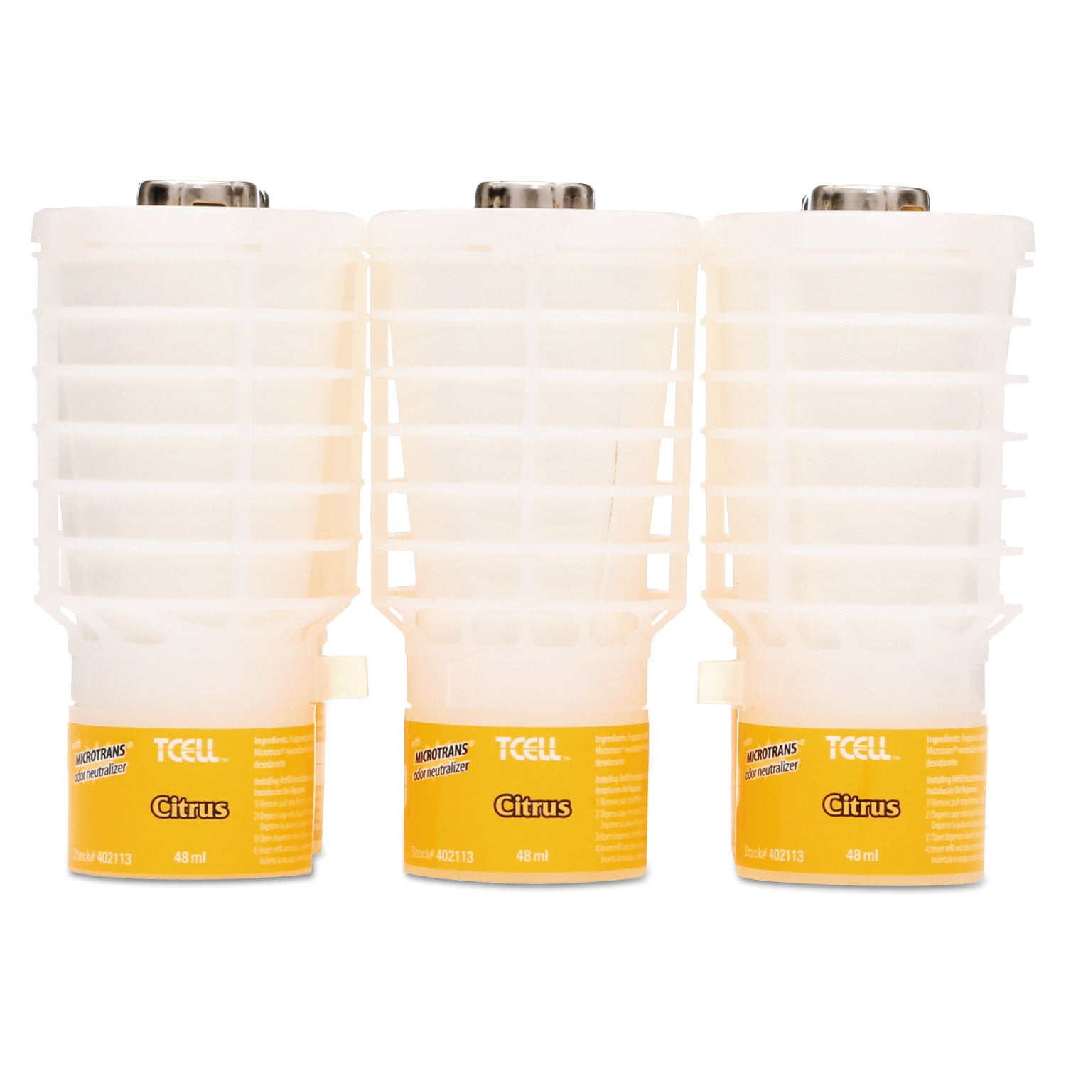 tcell-microtrans-odor-neutralizer-refill-citrus-162-oz-6-carton_rcp402113 - 1