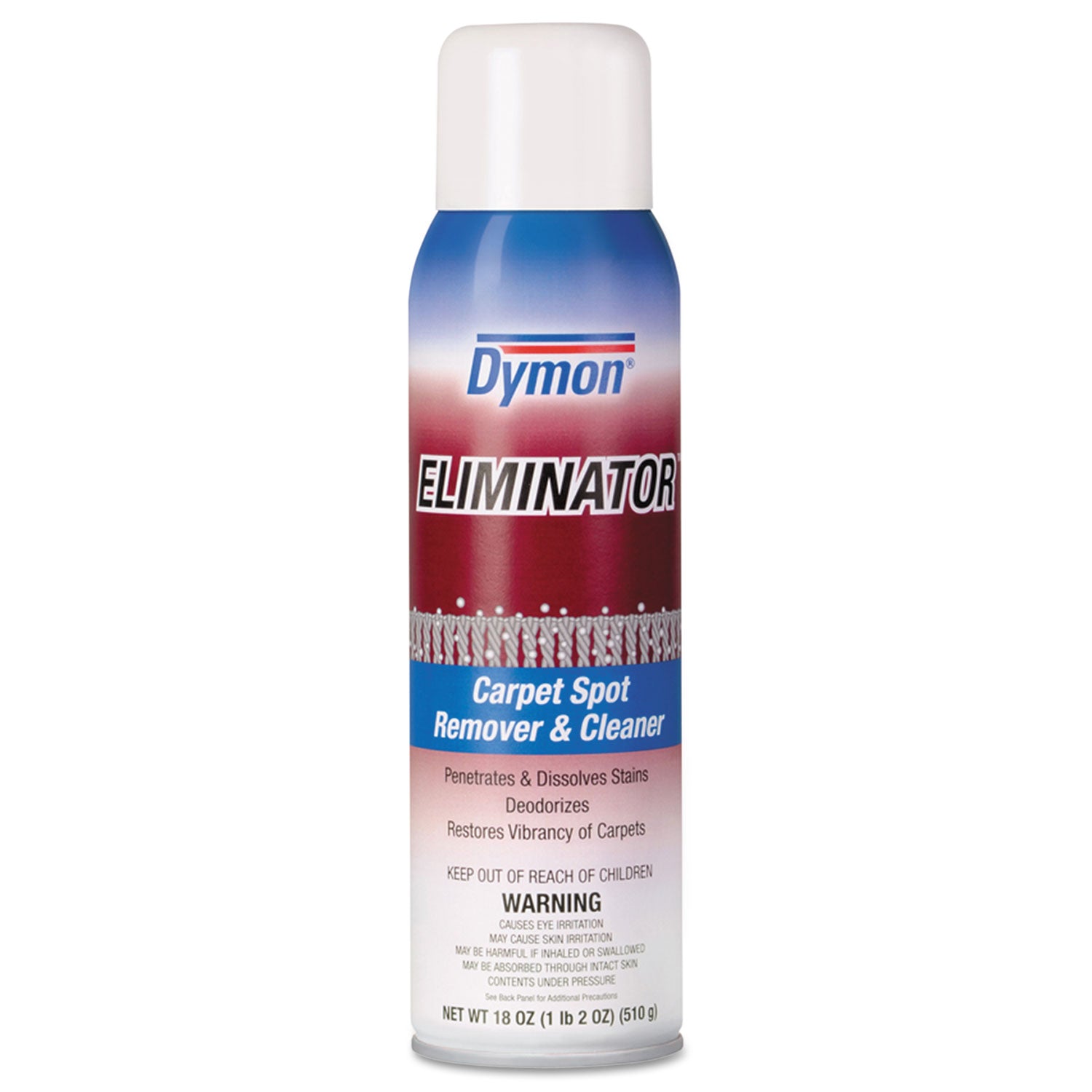 Eliminator Carpet Spot and Stain Remover, 18 oz Aerosol Spray, 12/Carton -