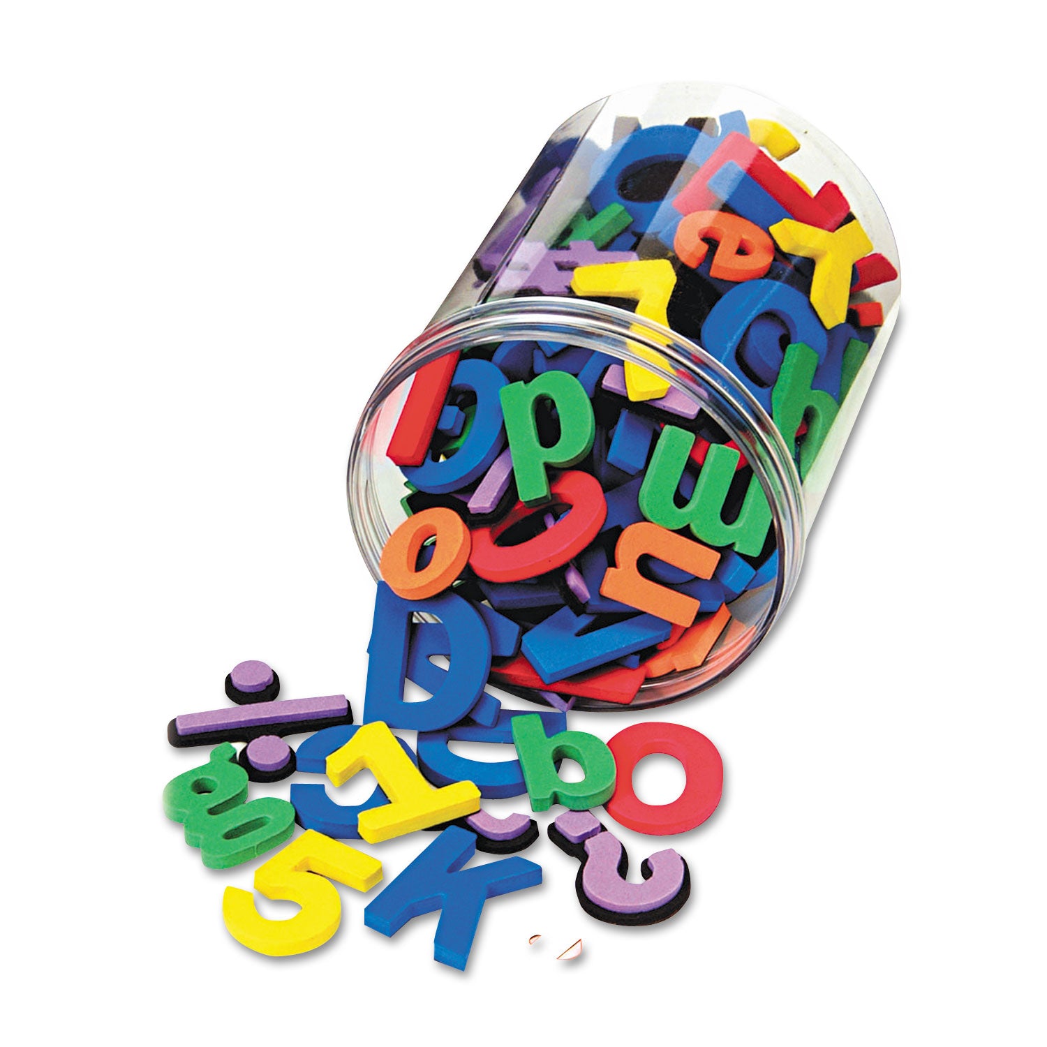 Magnetic Alphabet Letters, Foam, 1.5"; 1", Assorted Colors, 105/Pack -