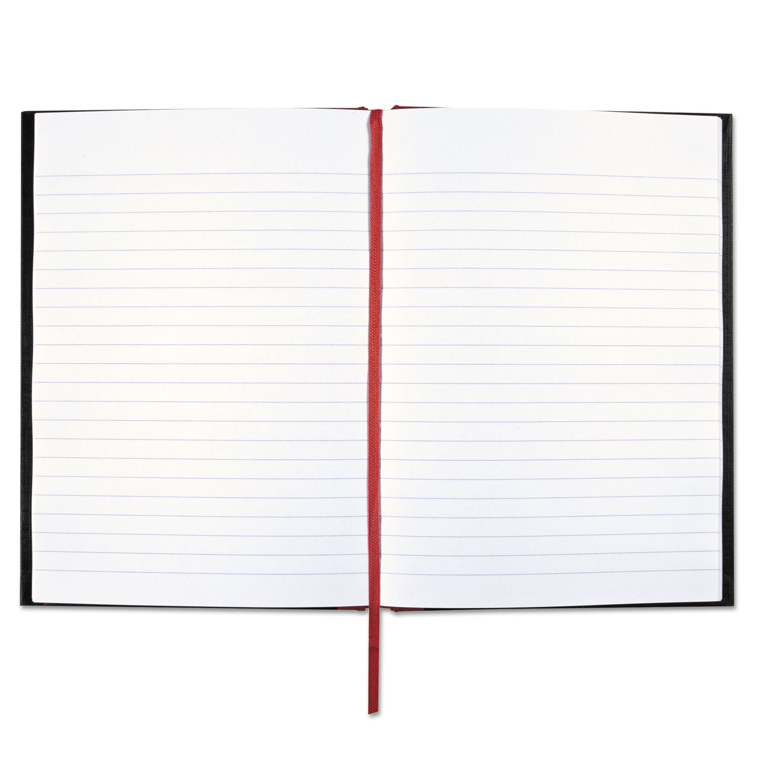 Hardcover Casebound Notebooks, SCRIBZEE Compatible, 1-Subject, Wide/Legal Rule, Black Cover, (96) 8.25 x 5.63 Sheets -