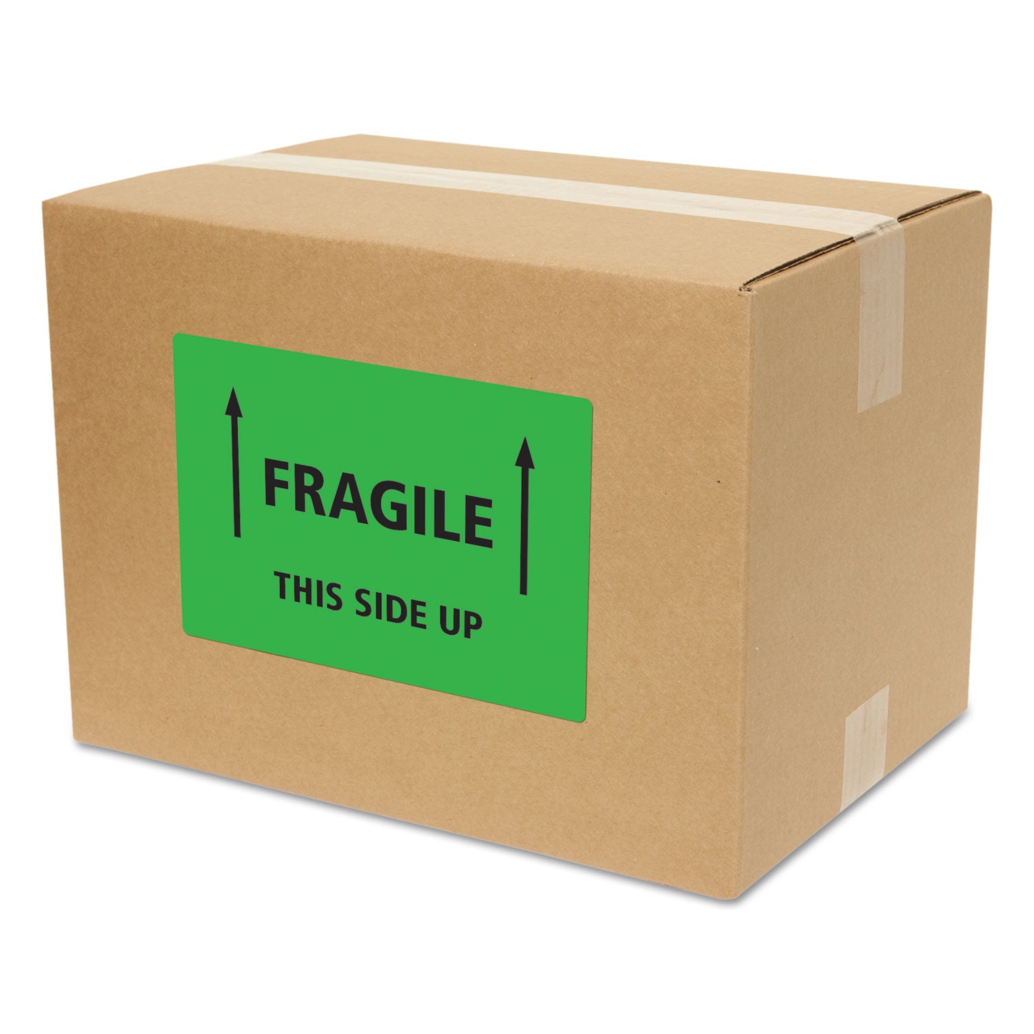 High-Visibility Permanent Laser ID Labels, 5.5 x 8.5, Neon Green, 200/Box -