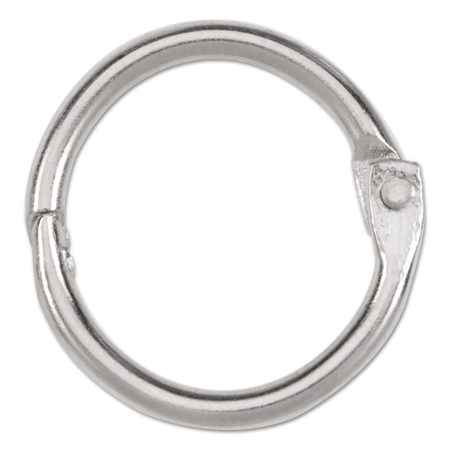 Metal Book Rings, 0.75" Diameter, 100/Box -