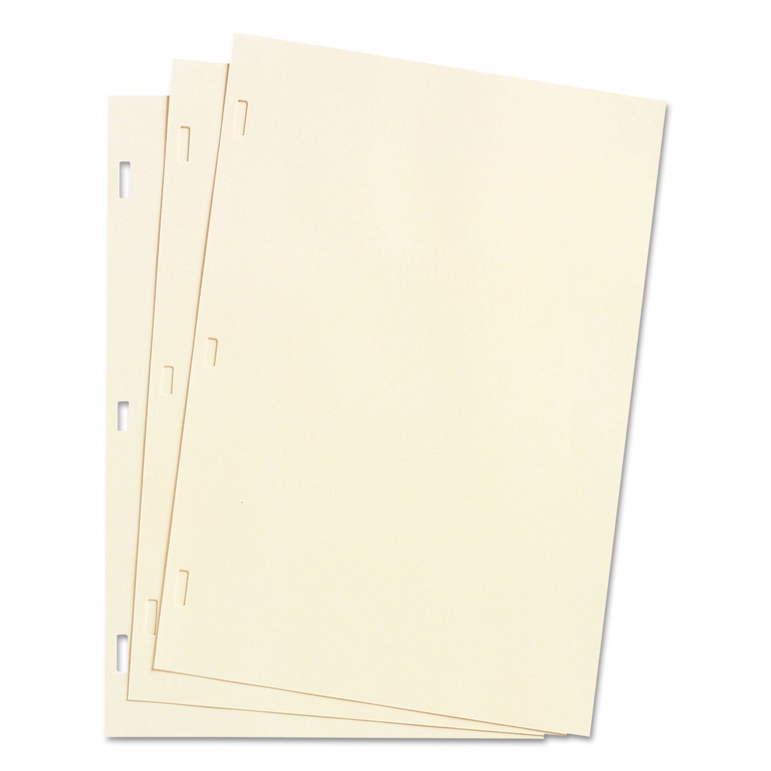 Looseleaf Minute Book Ledger Sheets, 14 x 8.5, Ivory, Loose Sheet 100/Box -
