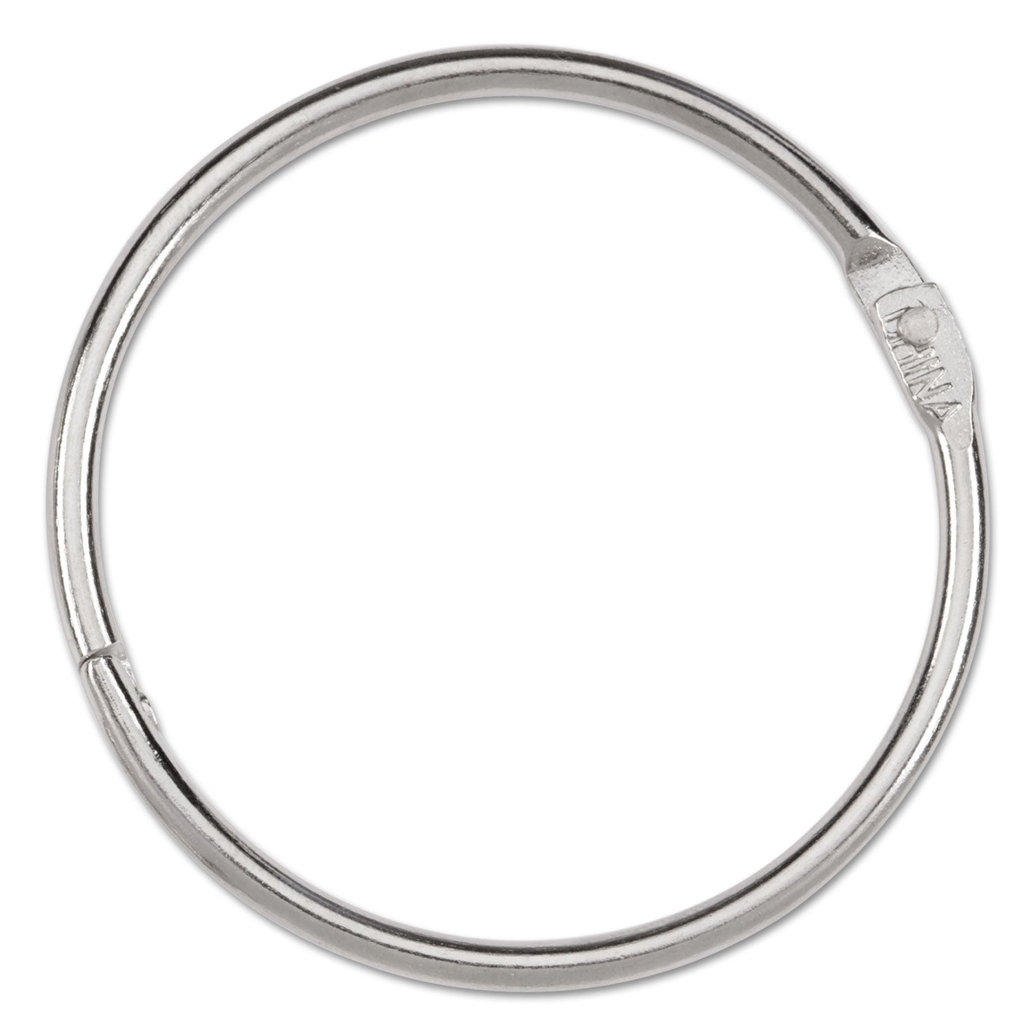 Metal Book Rings, 2" Diameter, 50/Box -