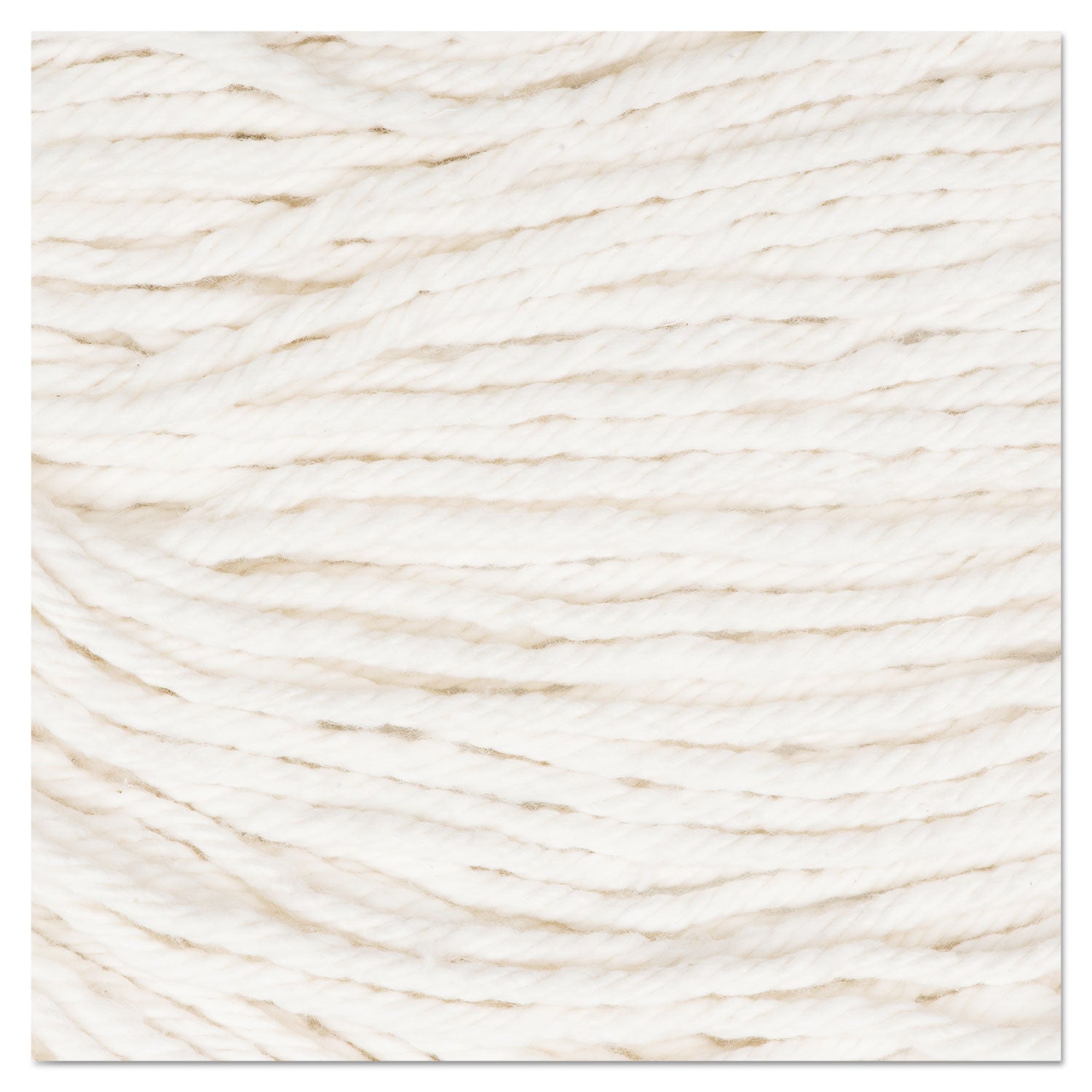 Super Loop Wet Mop Head, Cotton/Synthetic Fiber, 5" Headband, Medium Size, White, 12/Carton -