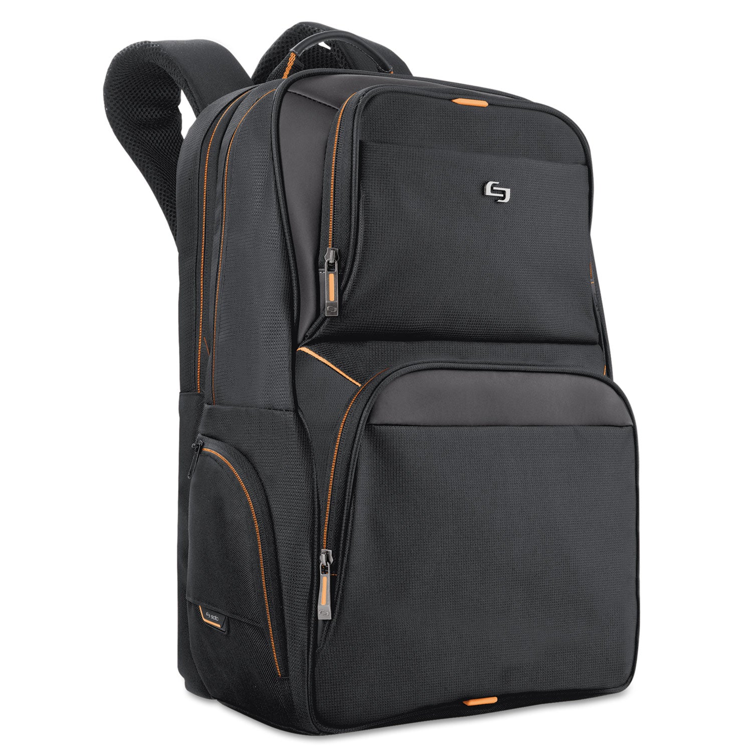Urban Backpack, Fits Devices Up to 17.3", Polyester, 12.5 x 8.5 x 18.5, Black -