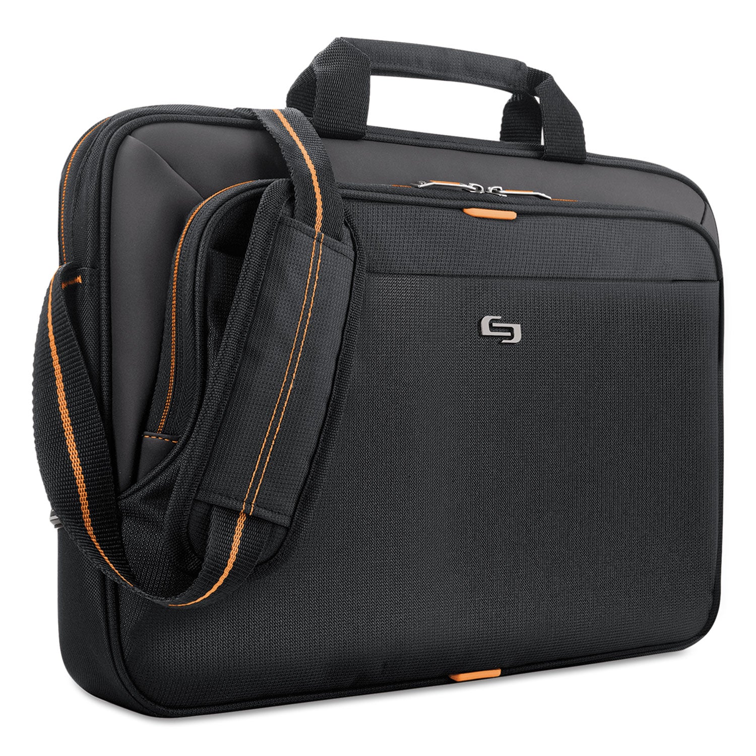 Urban Slim Brief, Fits Devices Up to 15.6", Polyester, 16.5 x 2 x 11.75, Black -