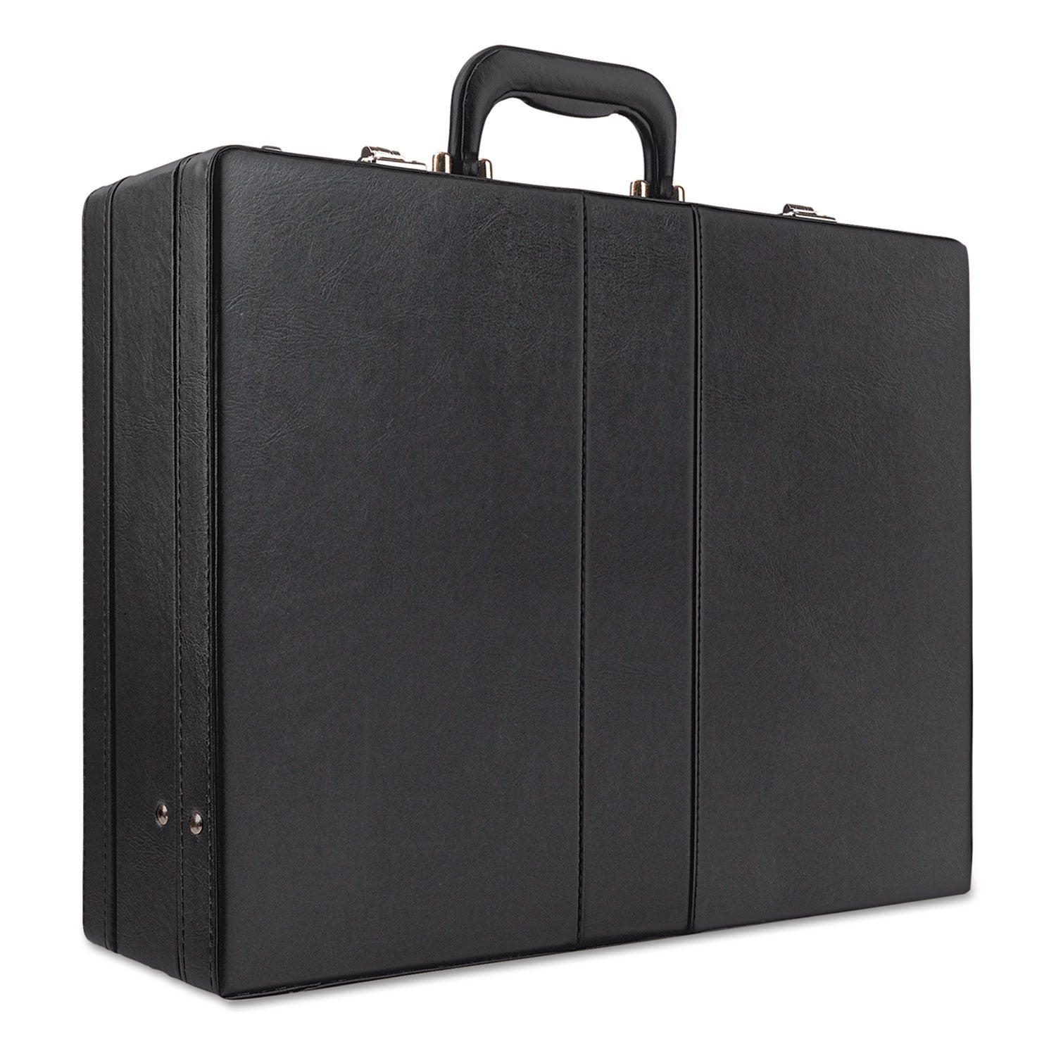 Classic Attache, Vinyl, 12.5 x 4 x 17.5, Black -