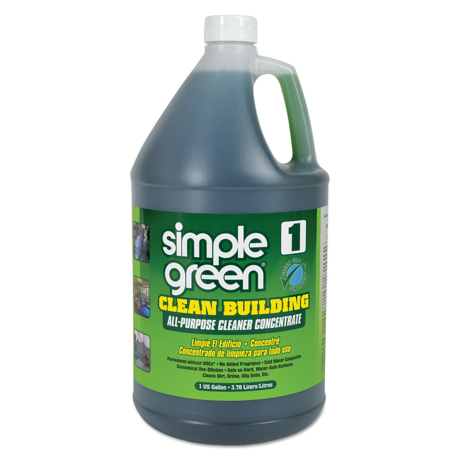 Clean Building All-Purpose Cleaner Concentrate, 1 gal Bottle, 2/Carton -