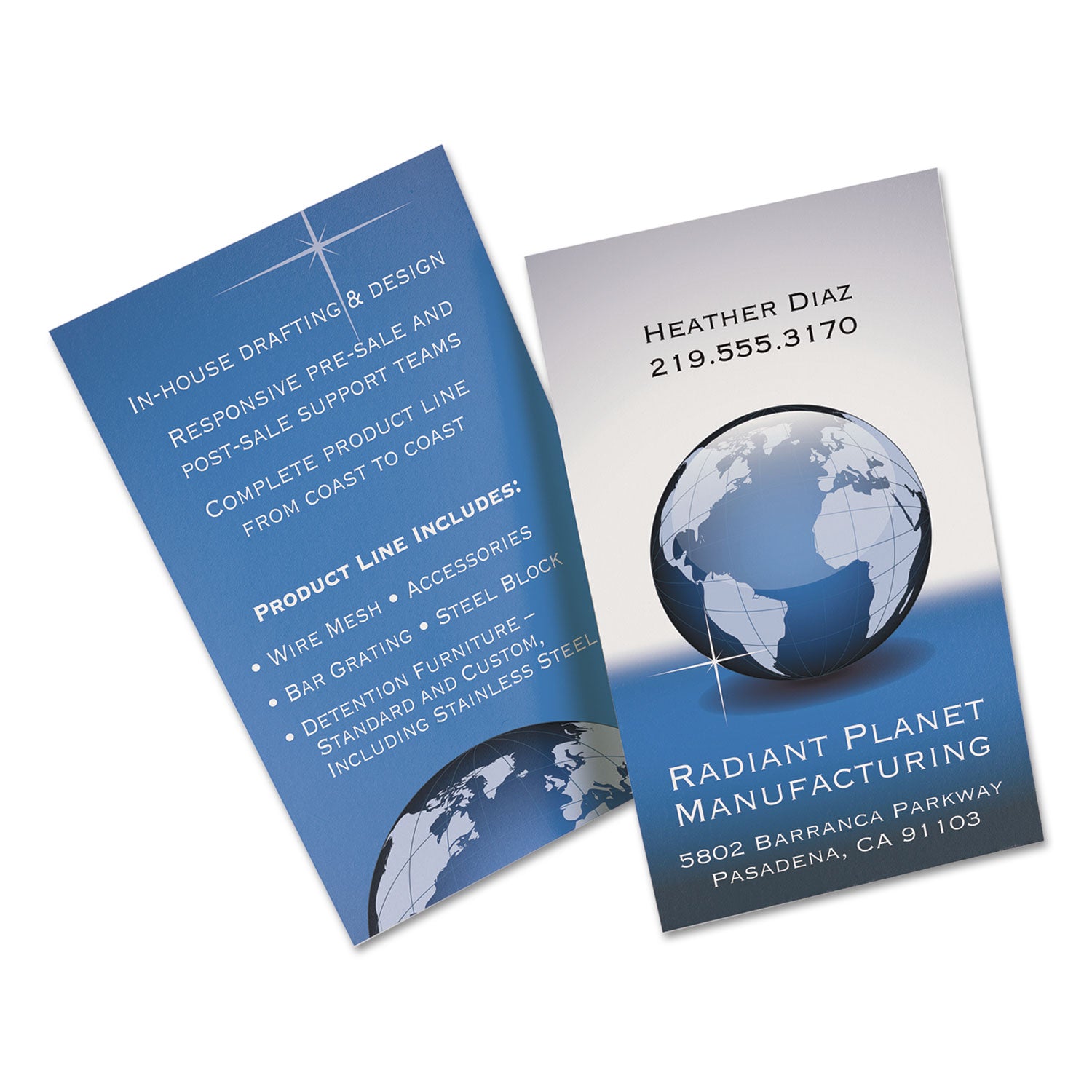 Print-to-the-Edge True Print Business Cards, Inkjet, 2 x 3.5, White, 160 Cards, 8 Cards Sheet, 20 Sheets/Pack -