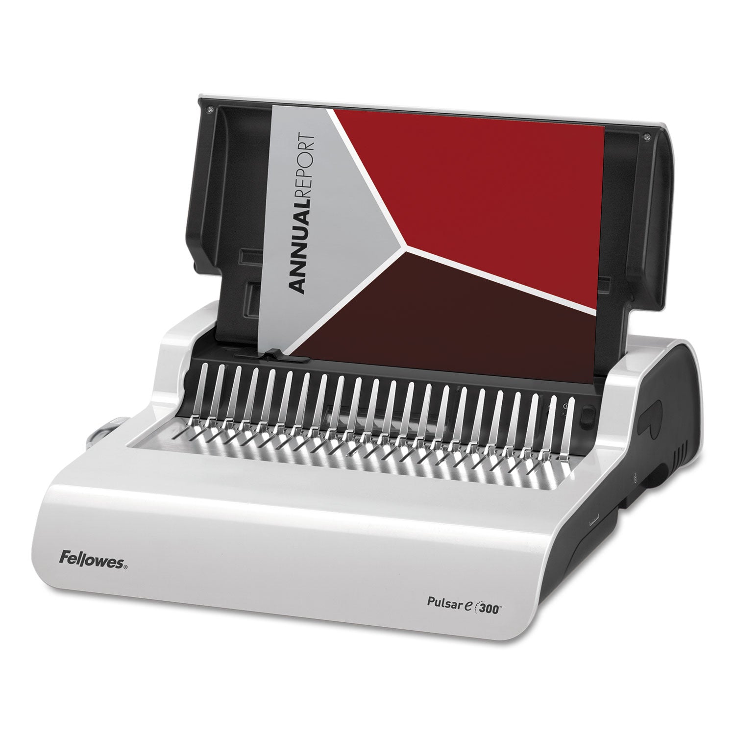 Pulsar Electric Comb Binding System, 300 Sheets, 17 x 15.38 x 5.13, White -