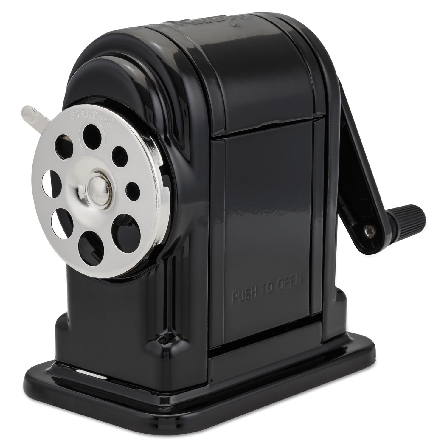 Ranger 55 Classroom Manual Pencil Sharpener, Manually-Powered, 3.25 x 6 x 5.5, Black -