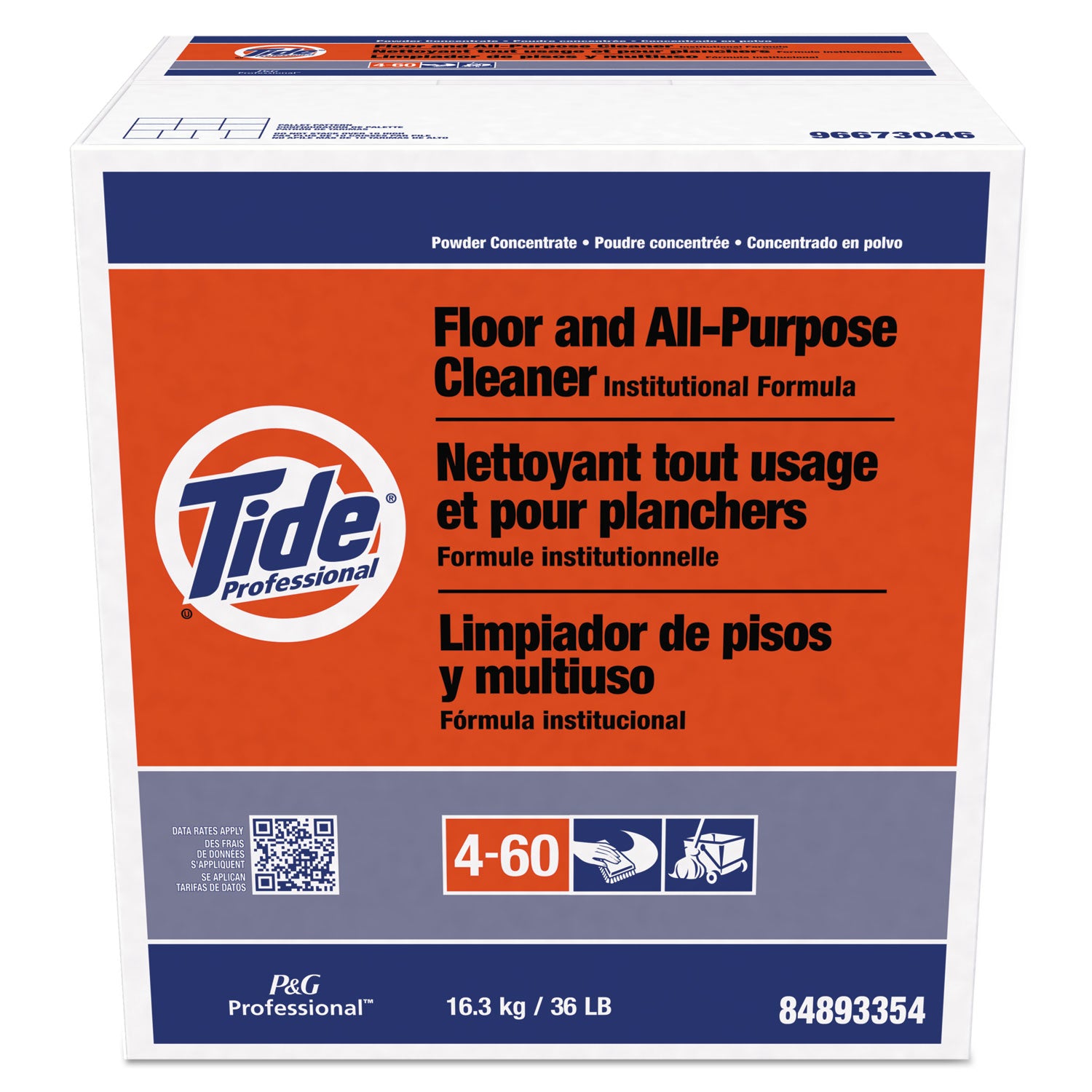 Floor and All-Purpose Cleaner, 36 lb Box -