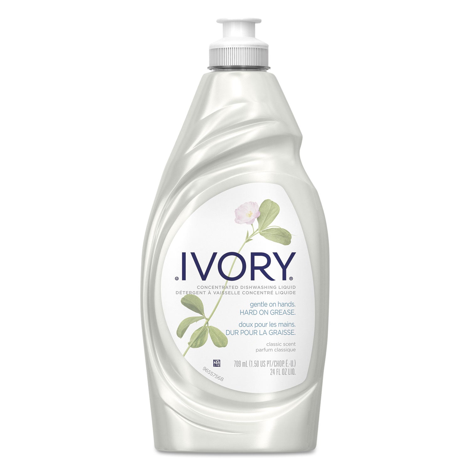 Dish Detergent, Classic Scent, 24 oz Bottle, 10/Carton -