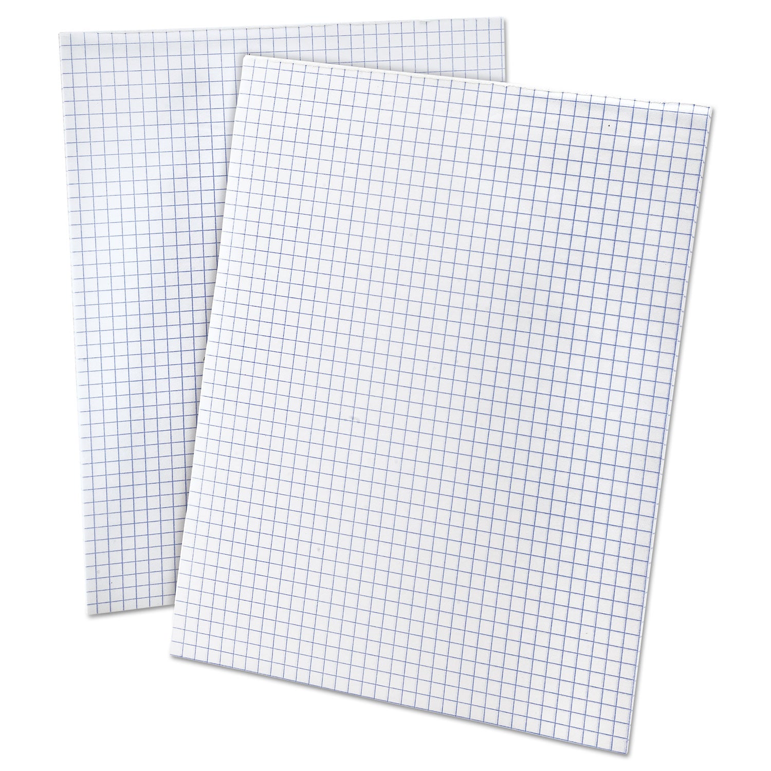 Quadrille Pads, Quadrille Rule (4 sq/in), 50 White (Standard 15 lb Bond) 8.5 x 11 Sheets -