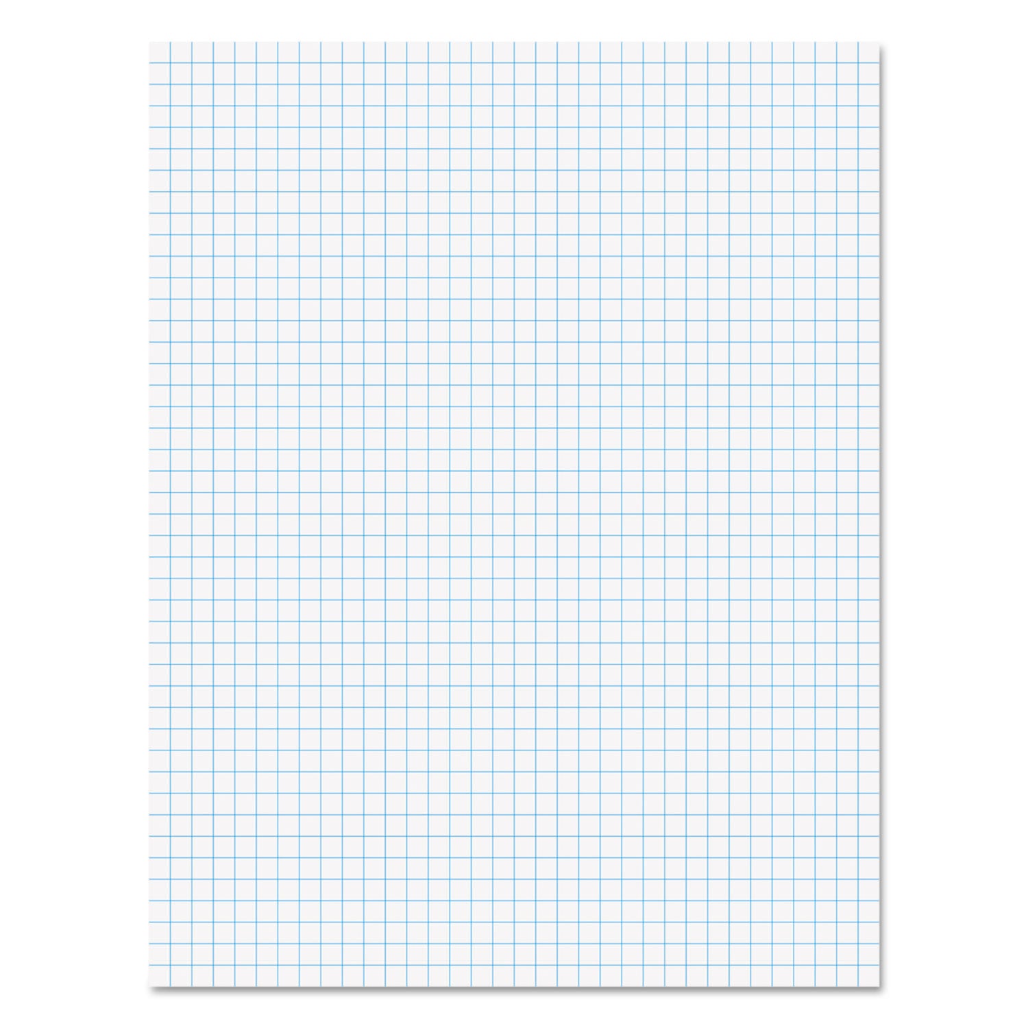 Quadrille Pads, Quadrille Rule (4 sq/in), 50 White (Standard 15 lb Bond) 8.5 x 11 Sheets -