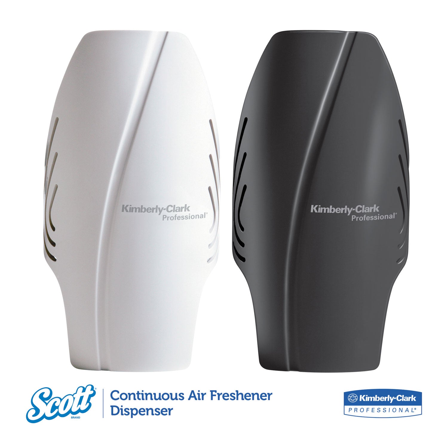 Continuous Air Freshener Dispenser, 2.8" x 2.4" x 5", Smoke -