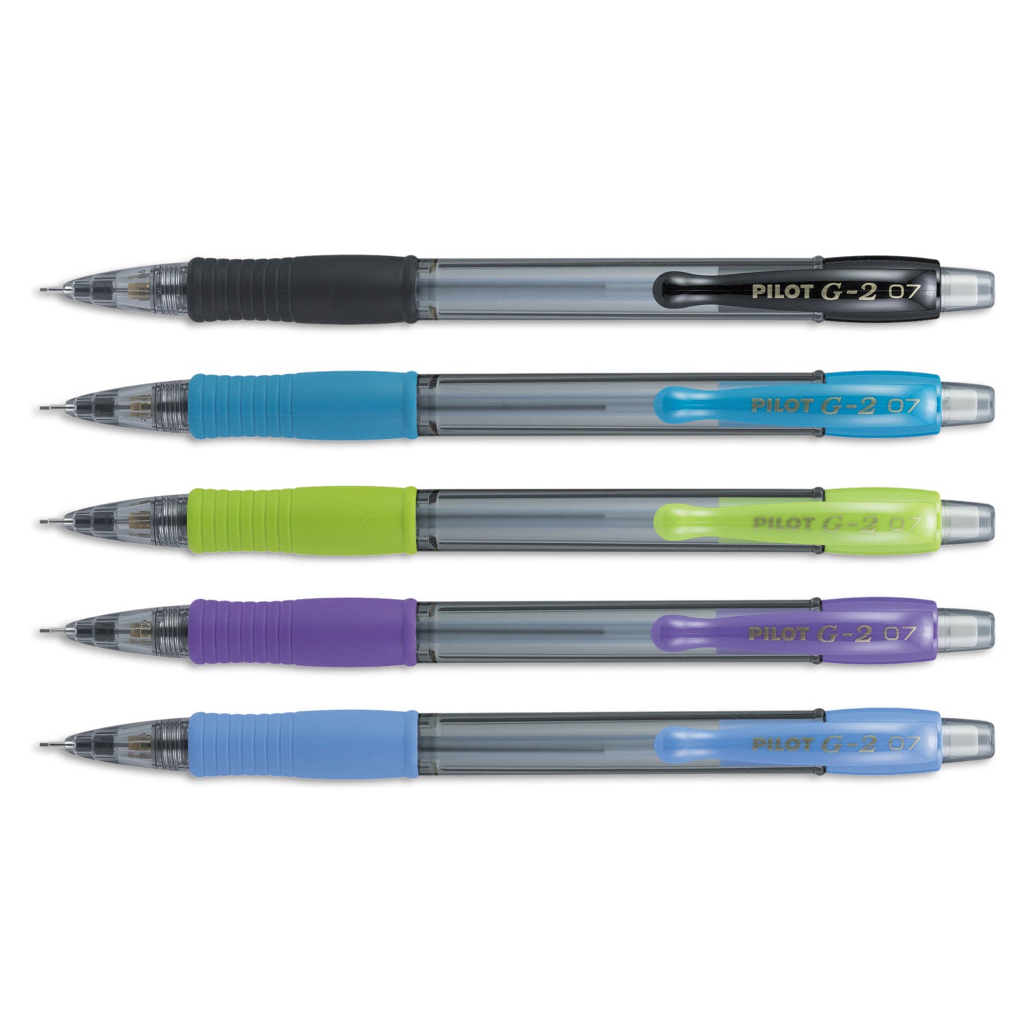 g2-mechanical-pencil-07-mm-hb-#2-black-lead-assorted-barrel-colors-5-pack_pil31776 - 2