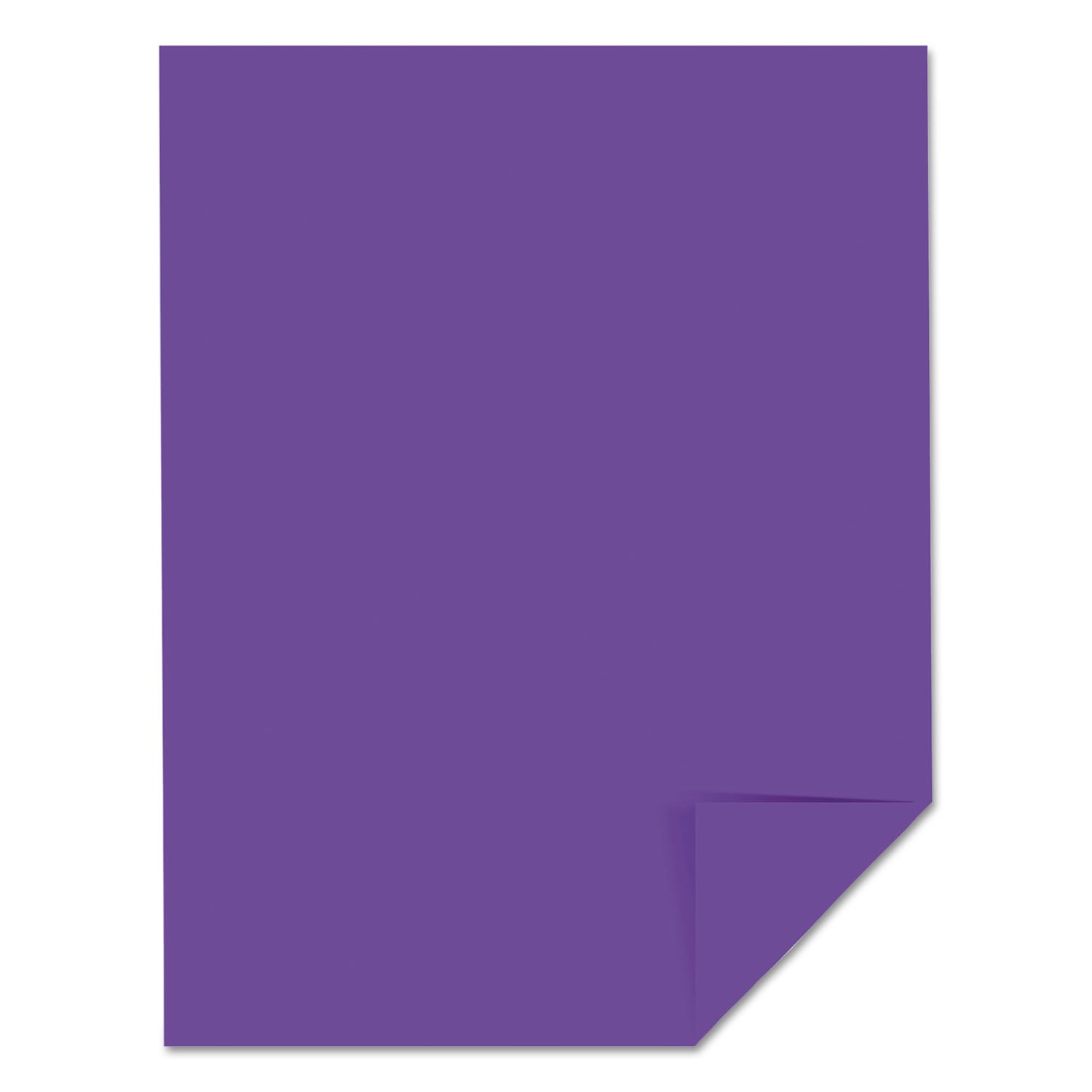 Color Cardstock, 65 lb Cover Weight, 8.5 x 11, Gravity Grape, 250/Pack -