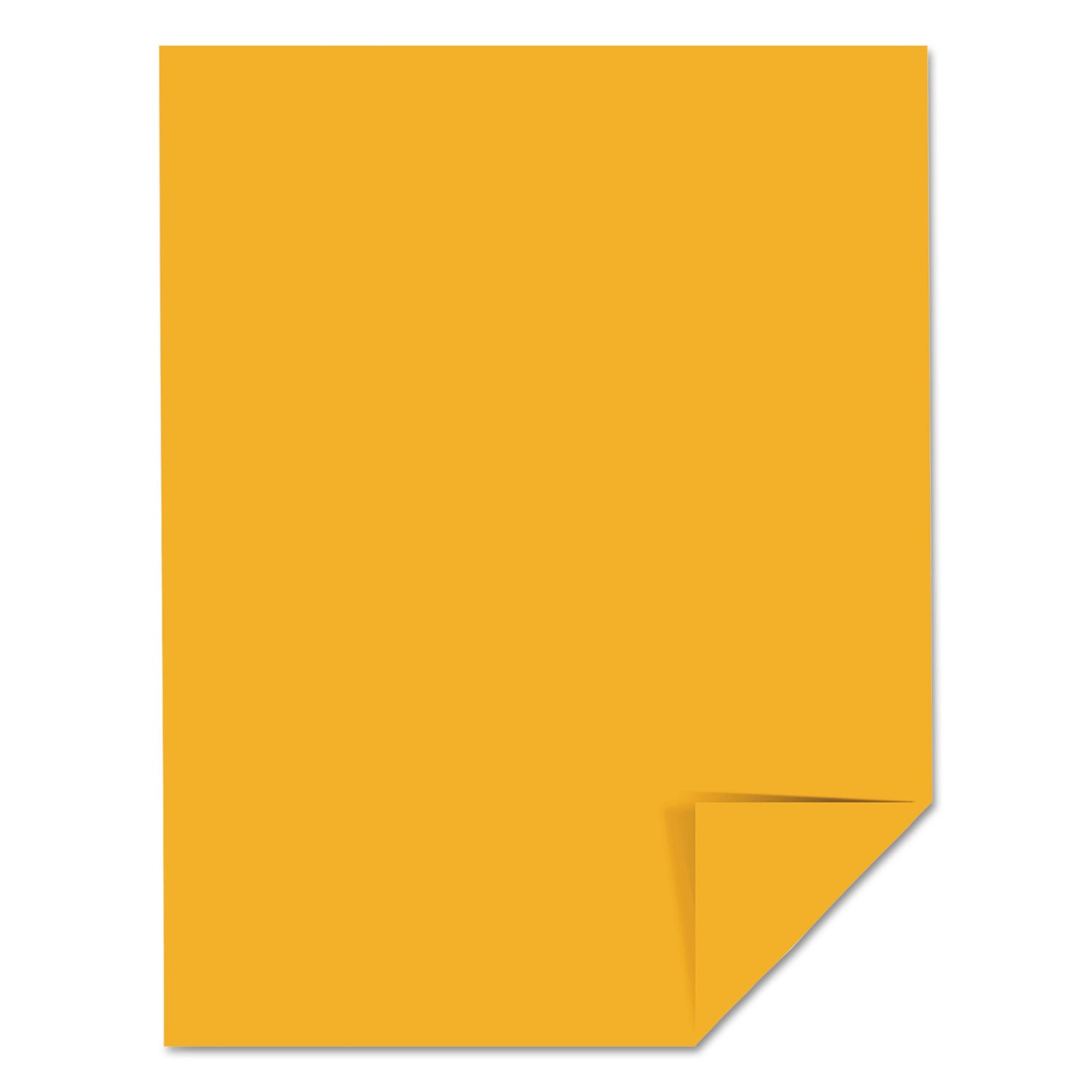 Color Cardstock, 65 lb Cover Weight, 8.5 x 11, Galaxy Gold, 250/Pack -